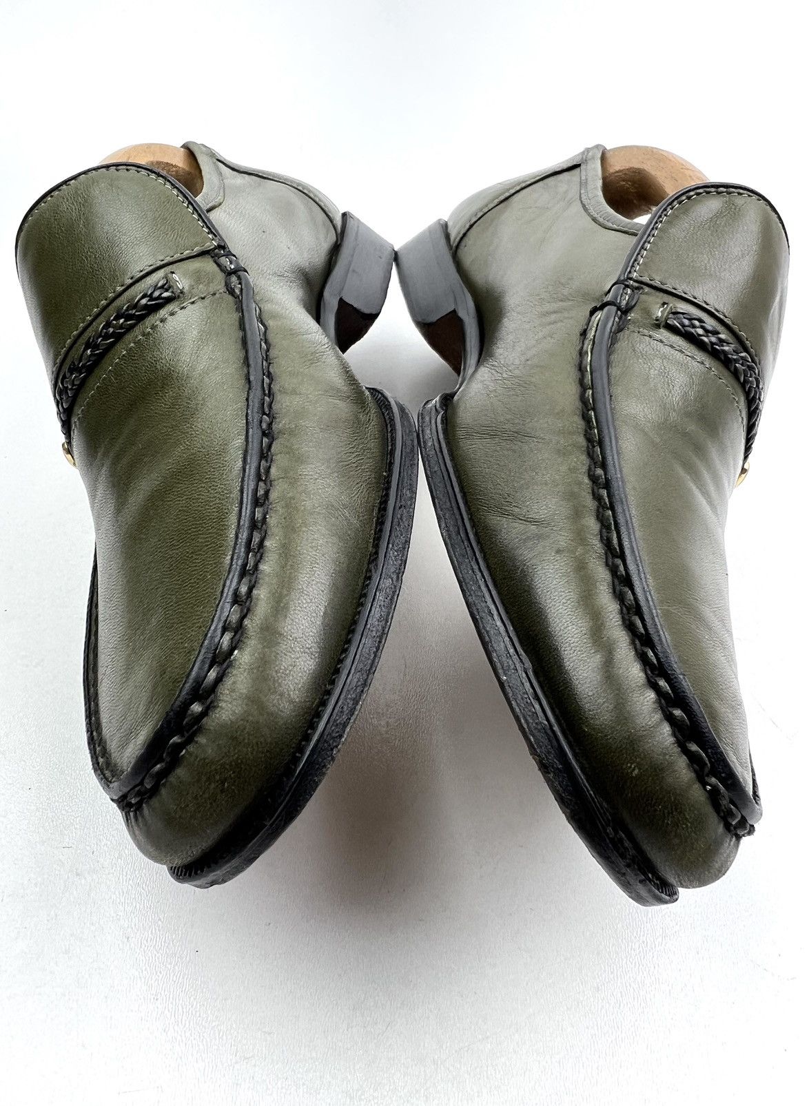 Grenson GRENSON Loafers Leather Shoes Made in England Green Men’s Size US 7 / EU 40 - 7 Thumbnail