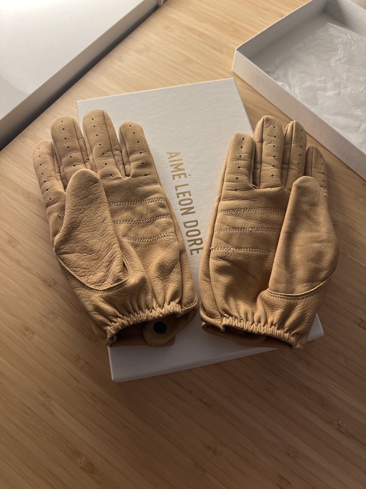 Aime Leon Dore Aime Leon Dore Driving Gloves Size ONE SIZE - 6 Thumbnail