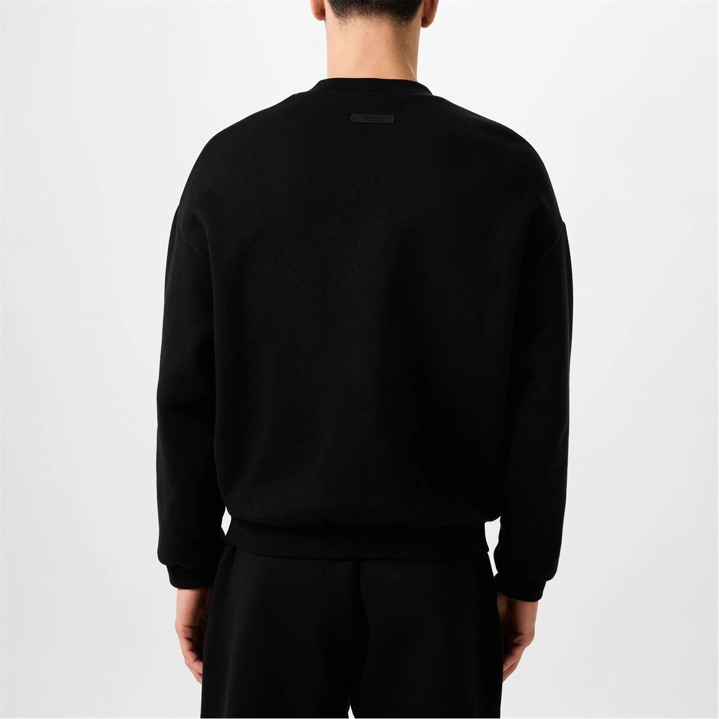 Fear of God o1g2r1mq0426 Fleece Crew Neck Sweater in Black Size US L / EU 52-54 / 3 - 4 Thumbnail