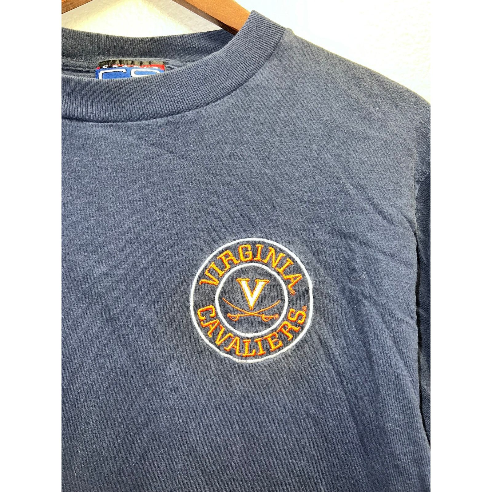 Vintage Vintage Virginia Cavaliers Shirt Long Sleeve Blue College M Size US M / EU 48-50 / 2 - 3 Thumbnail
