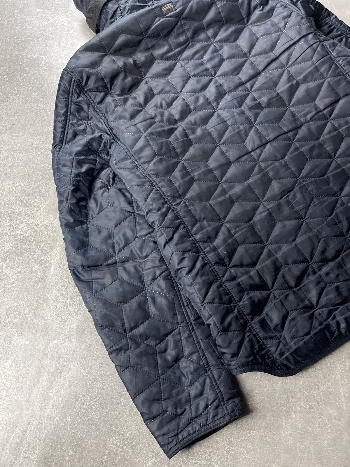 G-Star G Star RAW Quilted Straps Hooded Patches Jacket Padded Size US XL / EU 56 / 4 - 9 Thumbnail