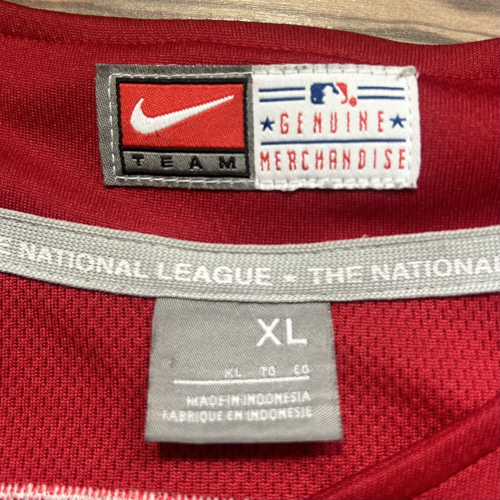 Nike Scott Rolen St. Louis Cardinals Jersey Nike Team NL Patch XL Size US XL / EU 56 / 4 - 4 Thumbnail