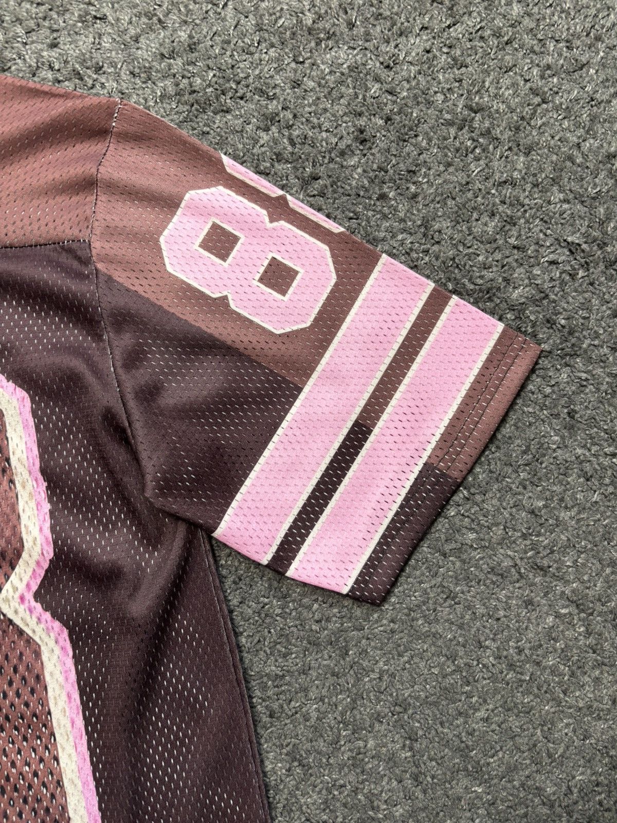 Japanese Brand Vintage style rare Brooklyn 88 brown pink football jersey Size US L / EU 52-54 / 3 - 10 Thumbnail