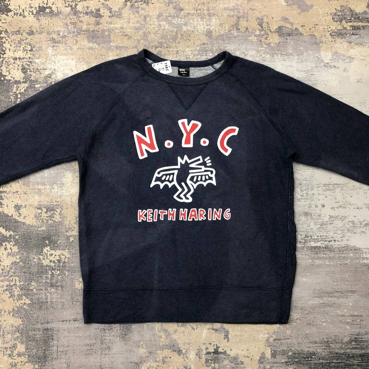 Keith Haring Y385 SUN FADED SPRZ NY BY KEITH HARING SWEATSHIRT Size US M / EU 48-50 / 2 - 3 Thumbnail