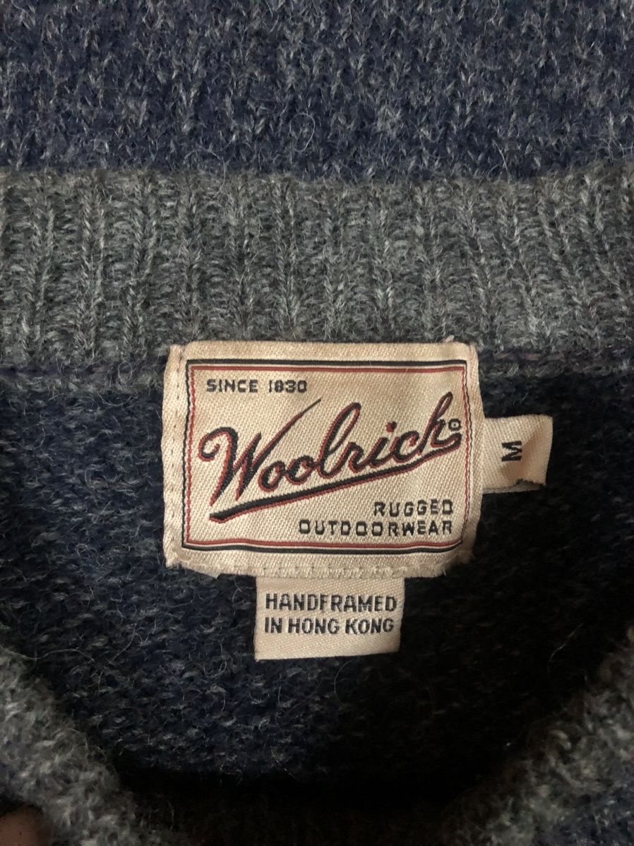 Woolrich Woolen Mills Woolrich handframed in hong kong Wool Sweatshirt Size US M / EU 48-50 / 2 - 3 Thumbnail