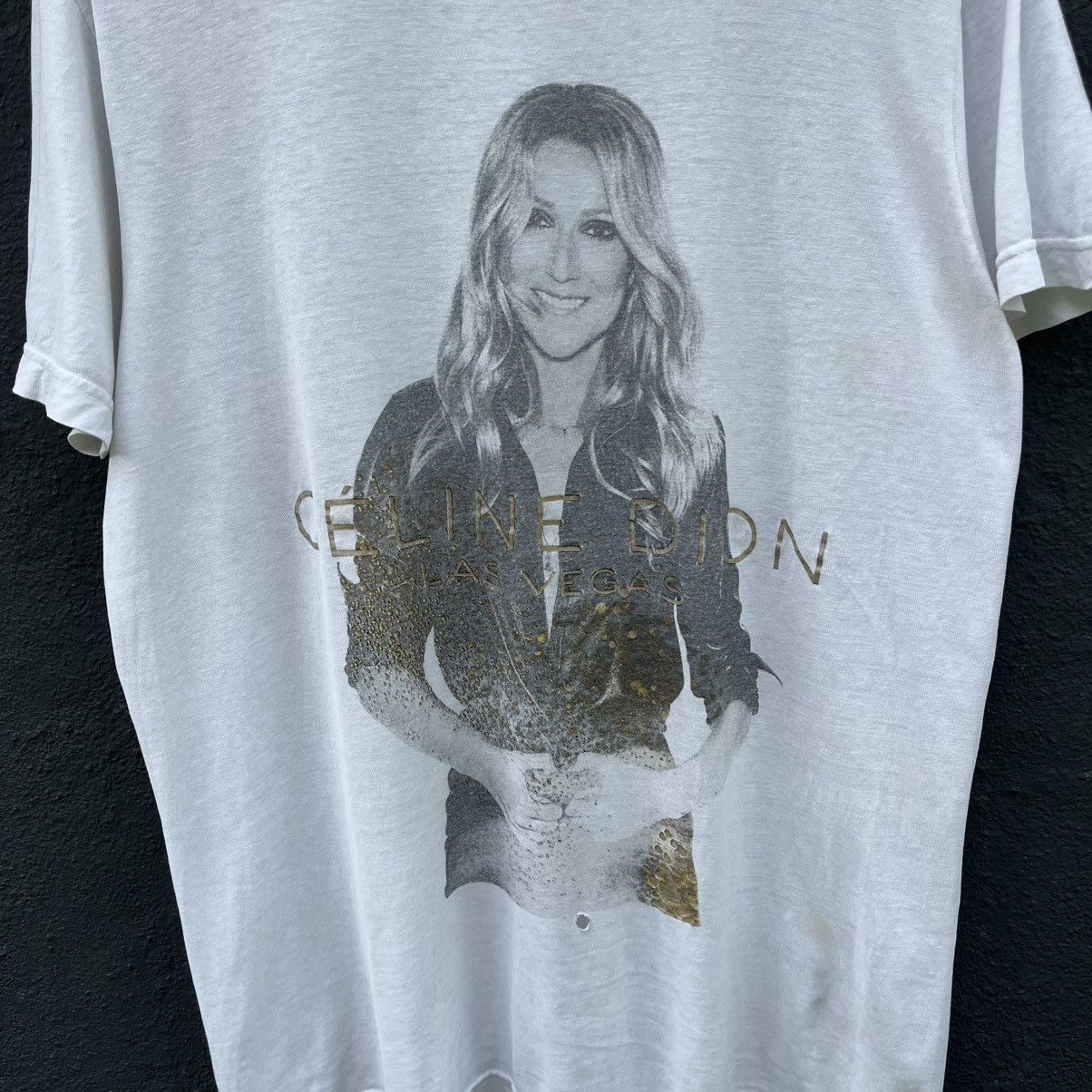 Band Tees Thrashed Vintage Celine Dion Band Tee Size US M / EU 48-50 / 2 - 2 Thumbnail