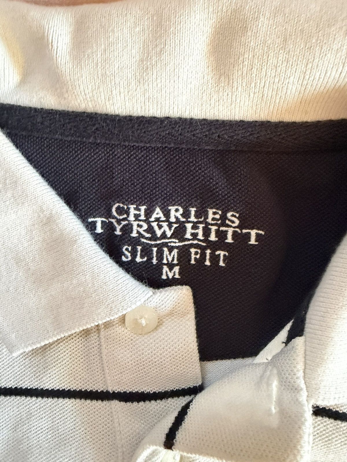 Charles Tyrwhitt Striped charles tyrwhitt polo Slim Fit Size US M / EU 48-50 / 2 - 2 Thumbnail