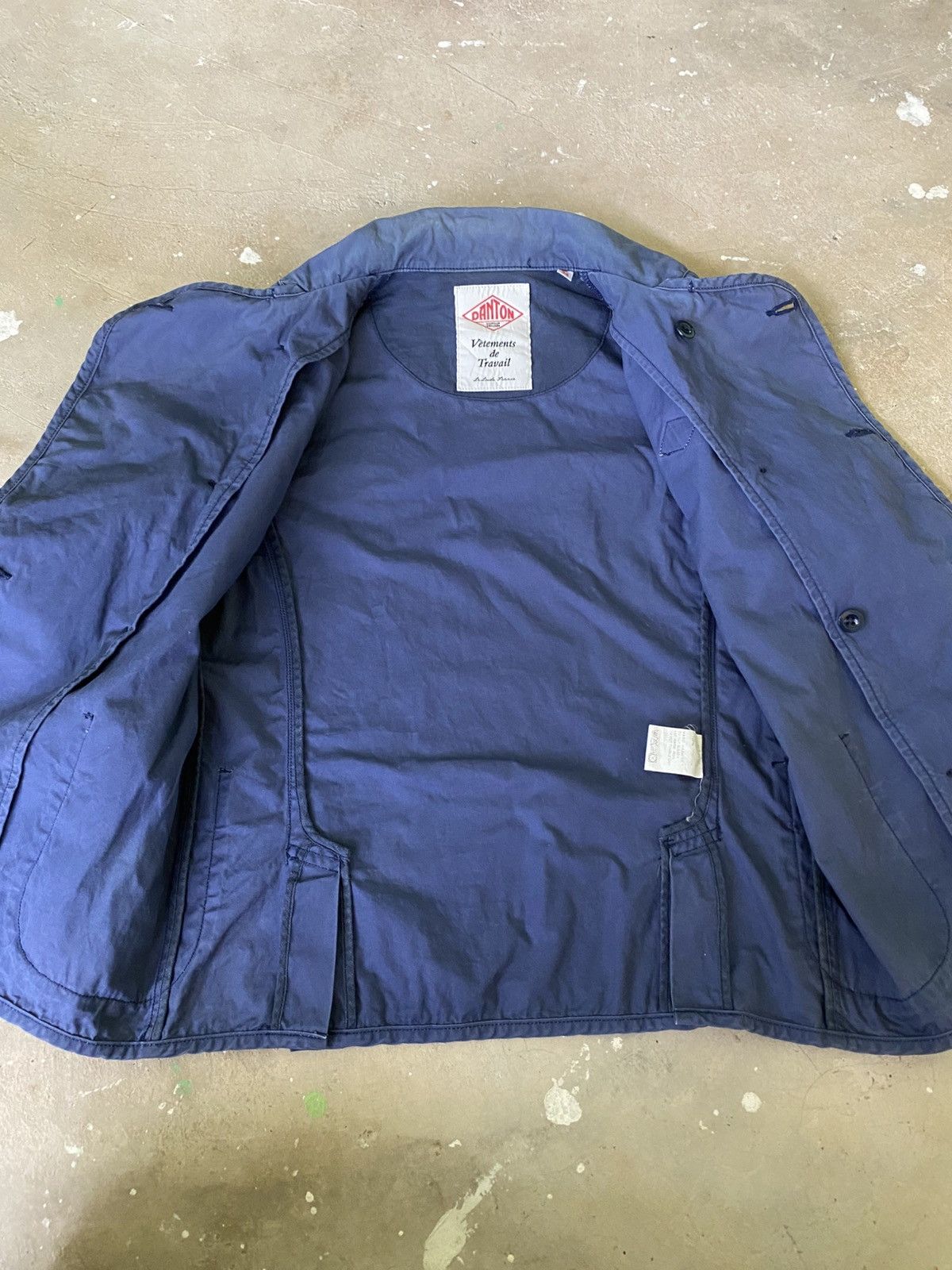 Danton Danton Double Breasted Work Jacket Navy Japan Size S / US 4 / IT 40 - 7 Thumbnail