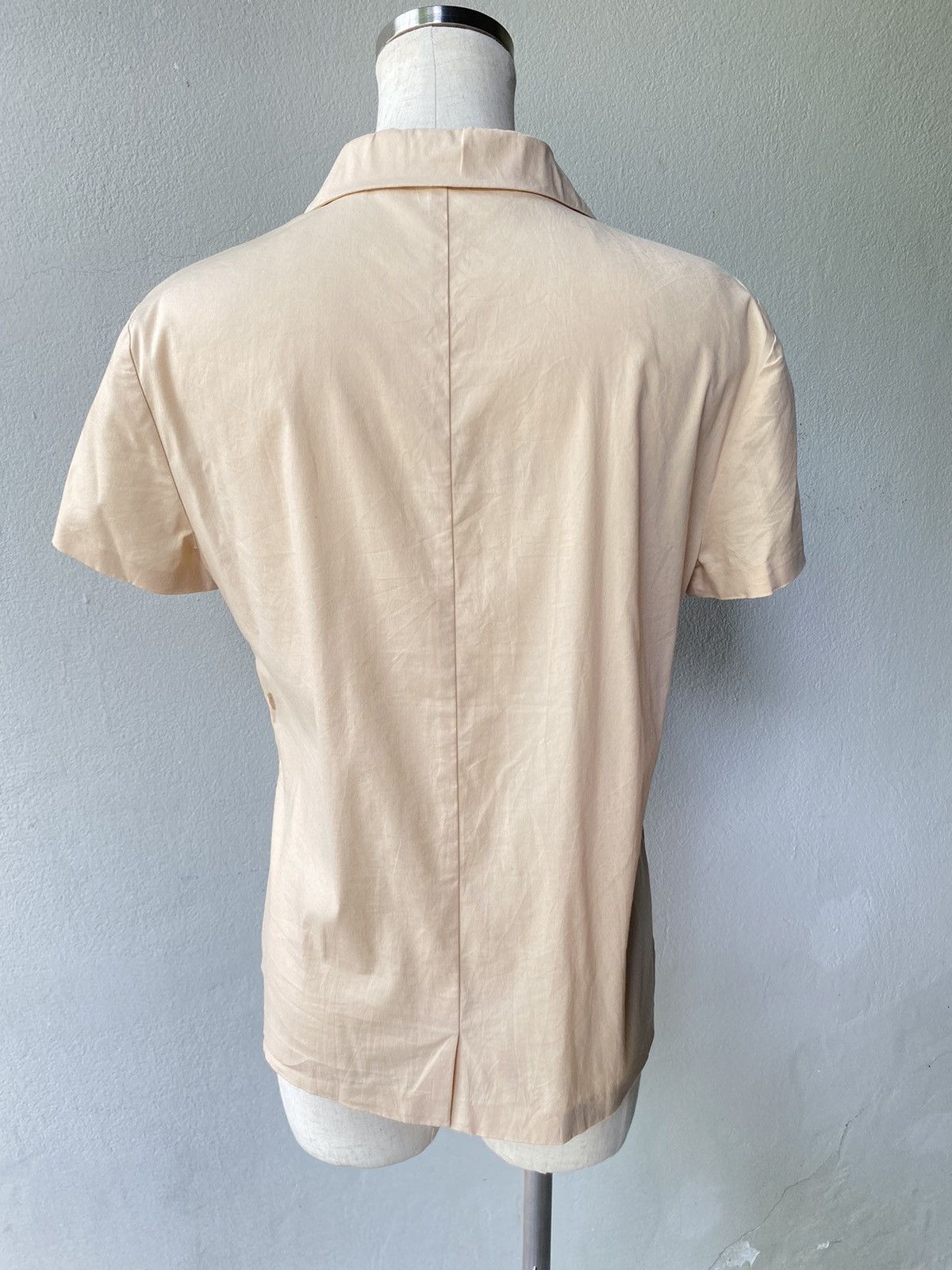 Jil Sander JILSANDER beige blouse shirt Size M / US 6-8 / IT 42-44 - 16 Thumbnail