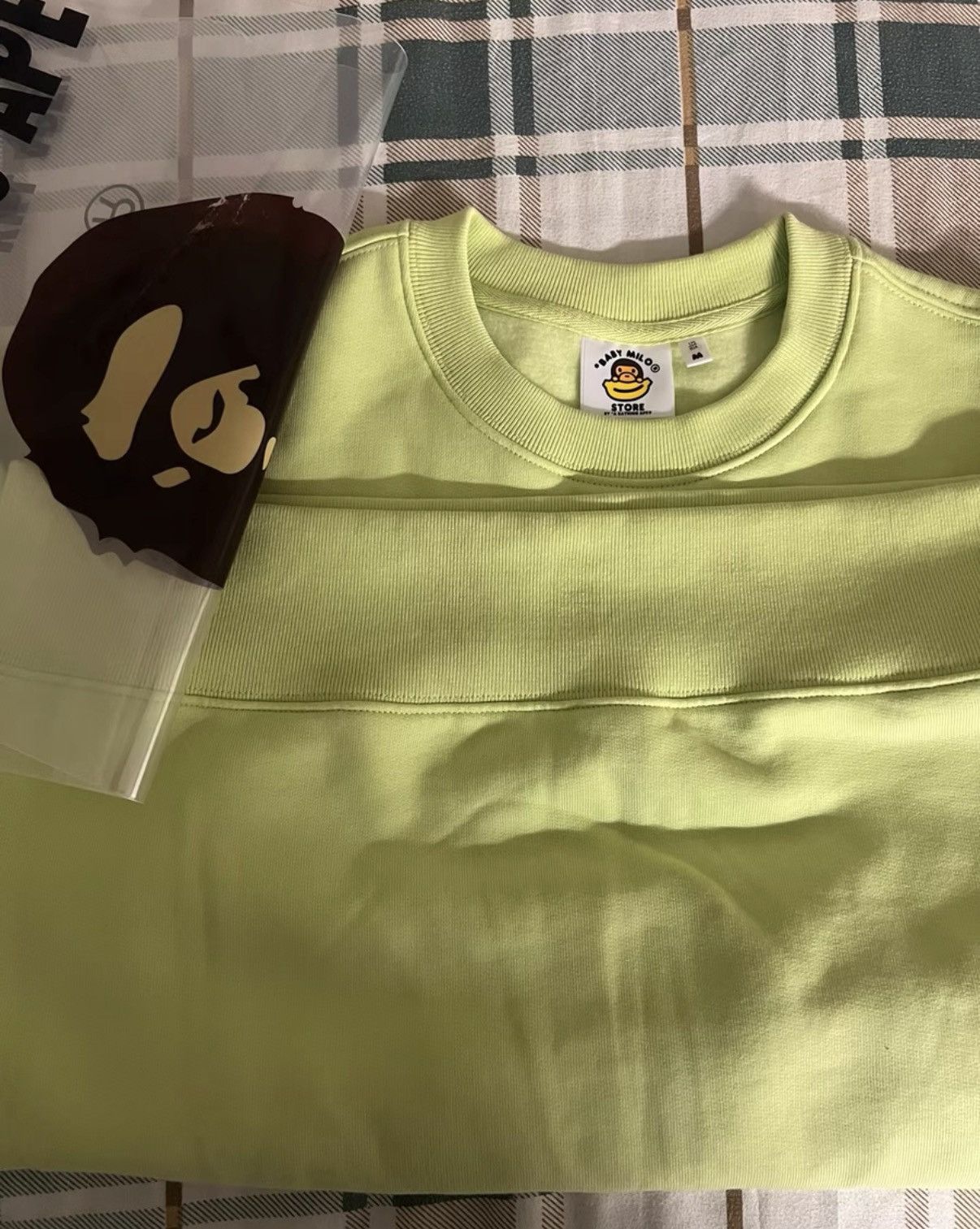 Bape BAPE OG Nigo Era, Mint Yellowish Green Sweatshirt. Size US M / EU 48-50 / 2 - 5 Thumbnail