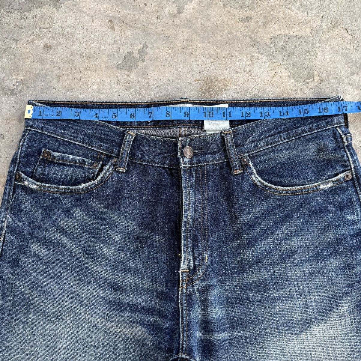 Gap W34x31 Vintage Gap Slim Fit Faded Mud wash Denim Jean Size US 34 / EU 50 - 6 Thumbnail