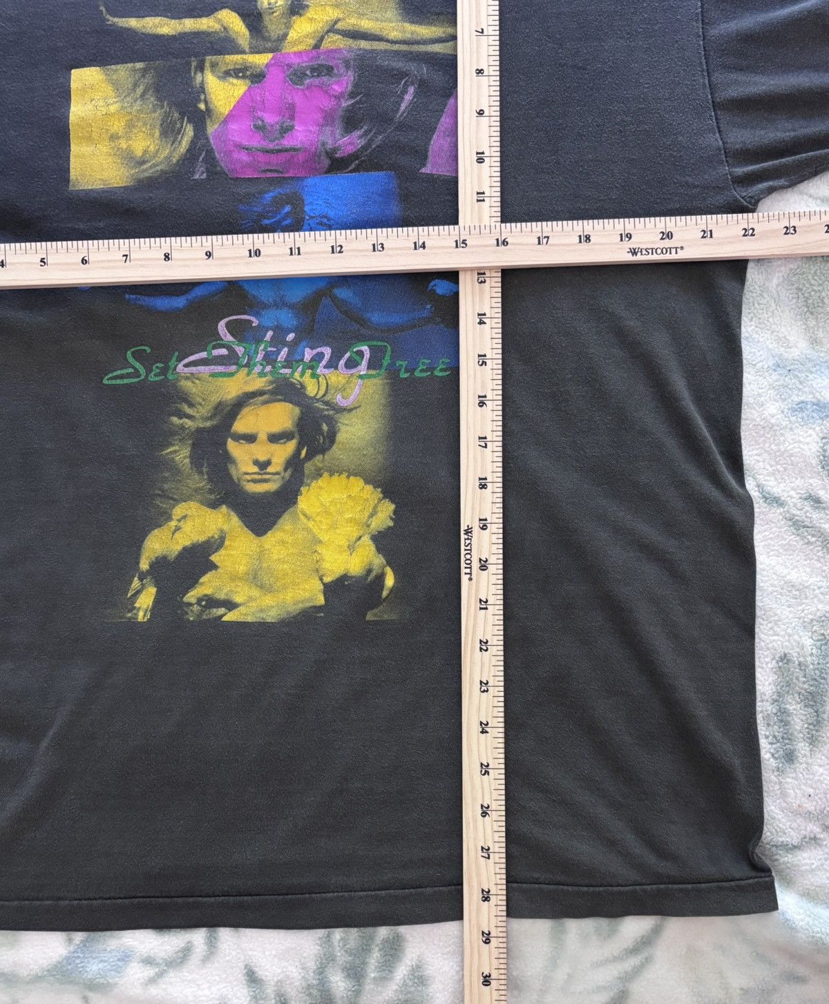 Band Tees Vintage early 1990s Sting “Set Them Free” T-Shirt L Size US L / EU 52-54 / 3 - 7 Thumbnail