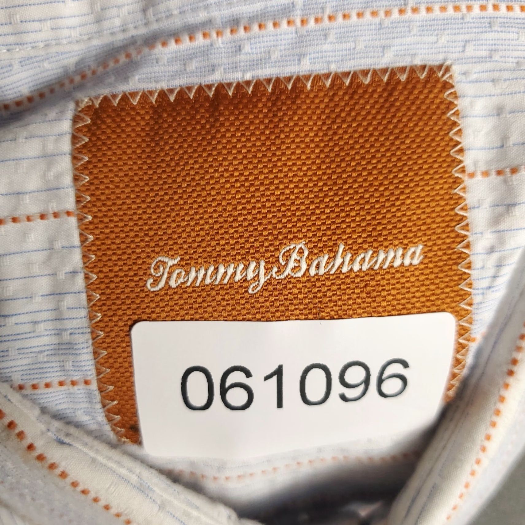 Tommy Bahama Tommy Bahama Shirt Mens 2XL Blue Striped Cotton Button-Up Long Sleeve Shirt Size US XXL / EU 58 / 5 - 7 Thumbnail