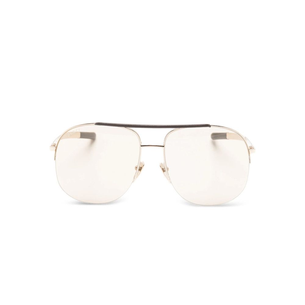 Gucci Gucci GOLD Sunglasses Size ONE SIZE - 1 Thumbnail