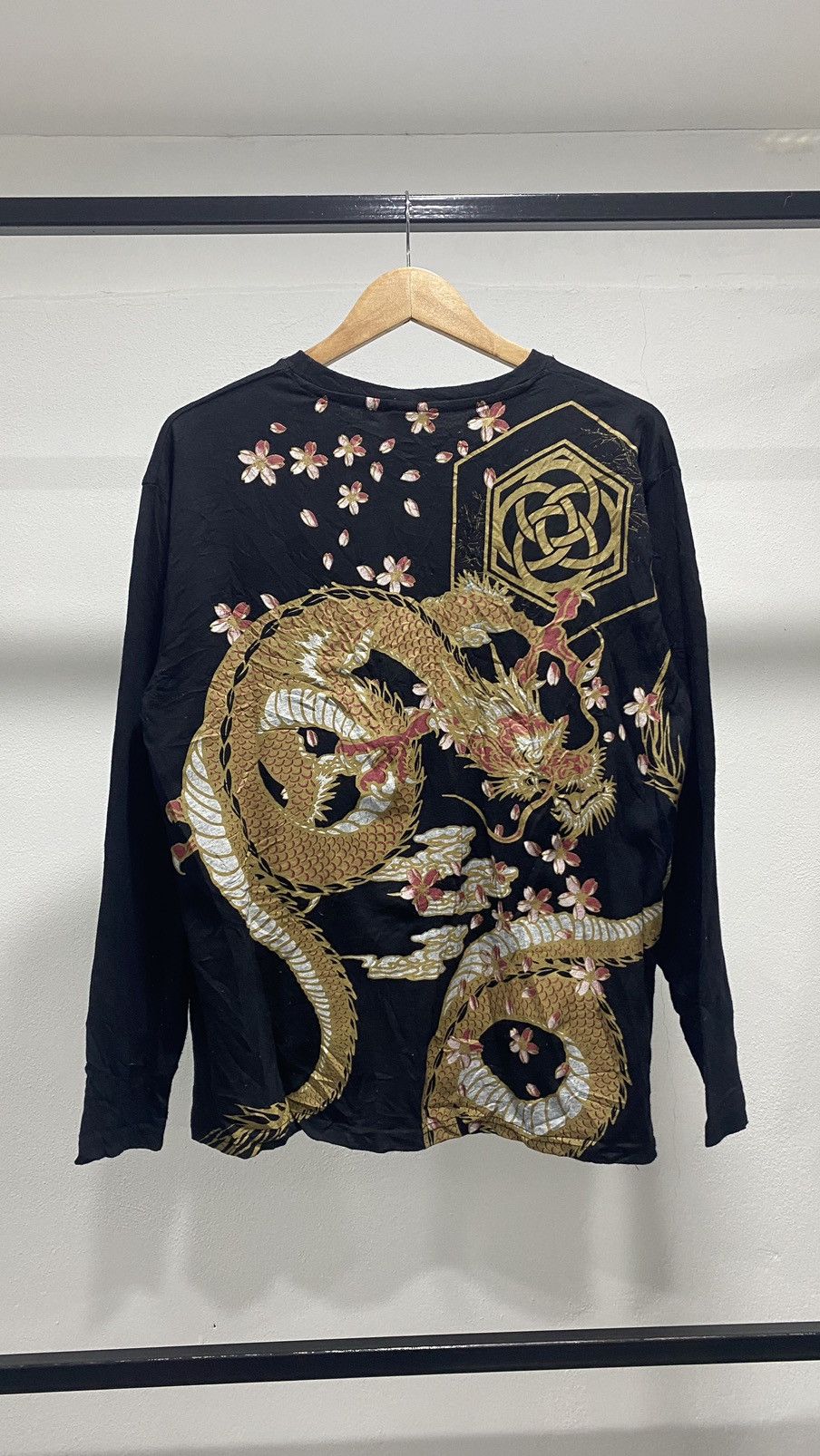 Bullet Noise Dragon Ls Punk Shirt like Hysteric Glamour sukajan Size US L / EU 52-54 / 3 - 3 Thumbnail