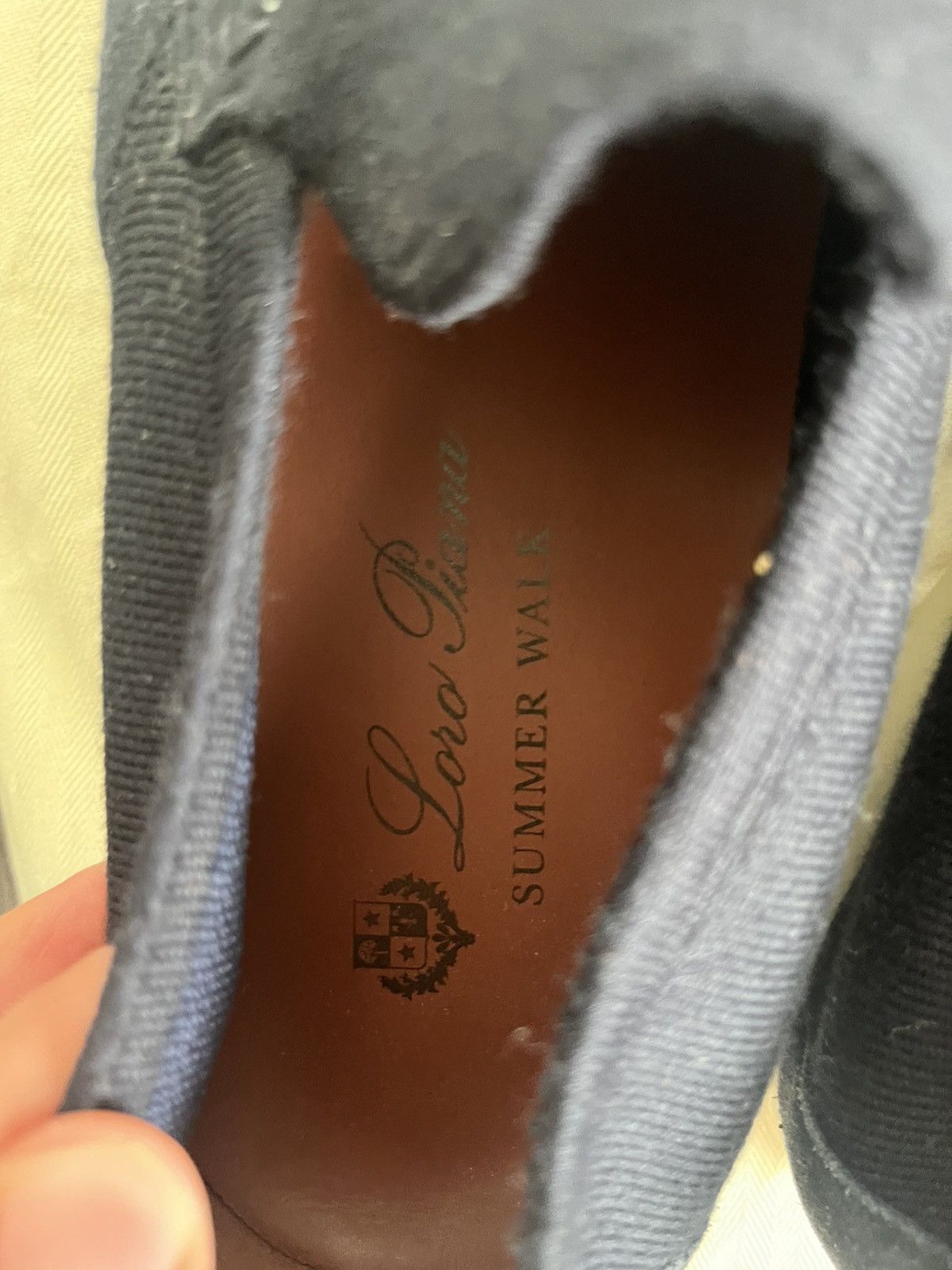 Loro Piana Loro Piana navy knit summer walk uk 6 eu 40 Size US 7 / EU 40 - 6 Thumbnail