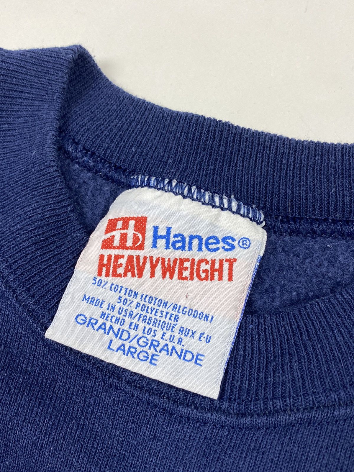 Vintage 1990’s Vintage Hanes New York USA Flag Boxy Sweatshirt Size US L / EU 52-54 / 3 - 5 Thumbnail