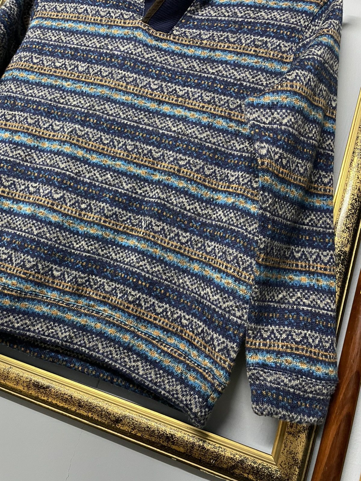 Kansai Yamamoto Vintage 90s Japan Designer Kansai Yamamoto Navajo Sweatshirt Size US M / EU 48-50 / 2 - 6 Thumbnail