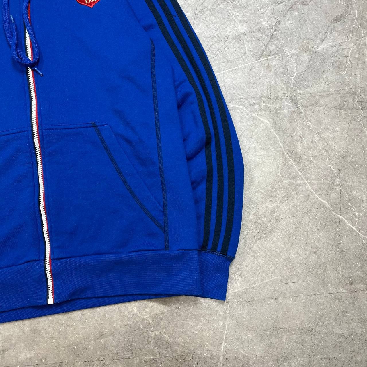 Adidas Adidas 2015/2016 France Team Rugby Zip Track Top Jacket Size US M / EU 48-50 / 2 - 3 Thumbnail