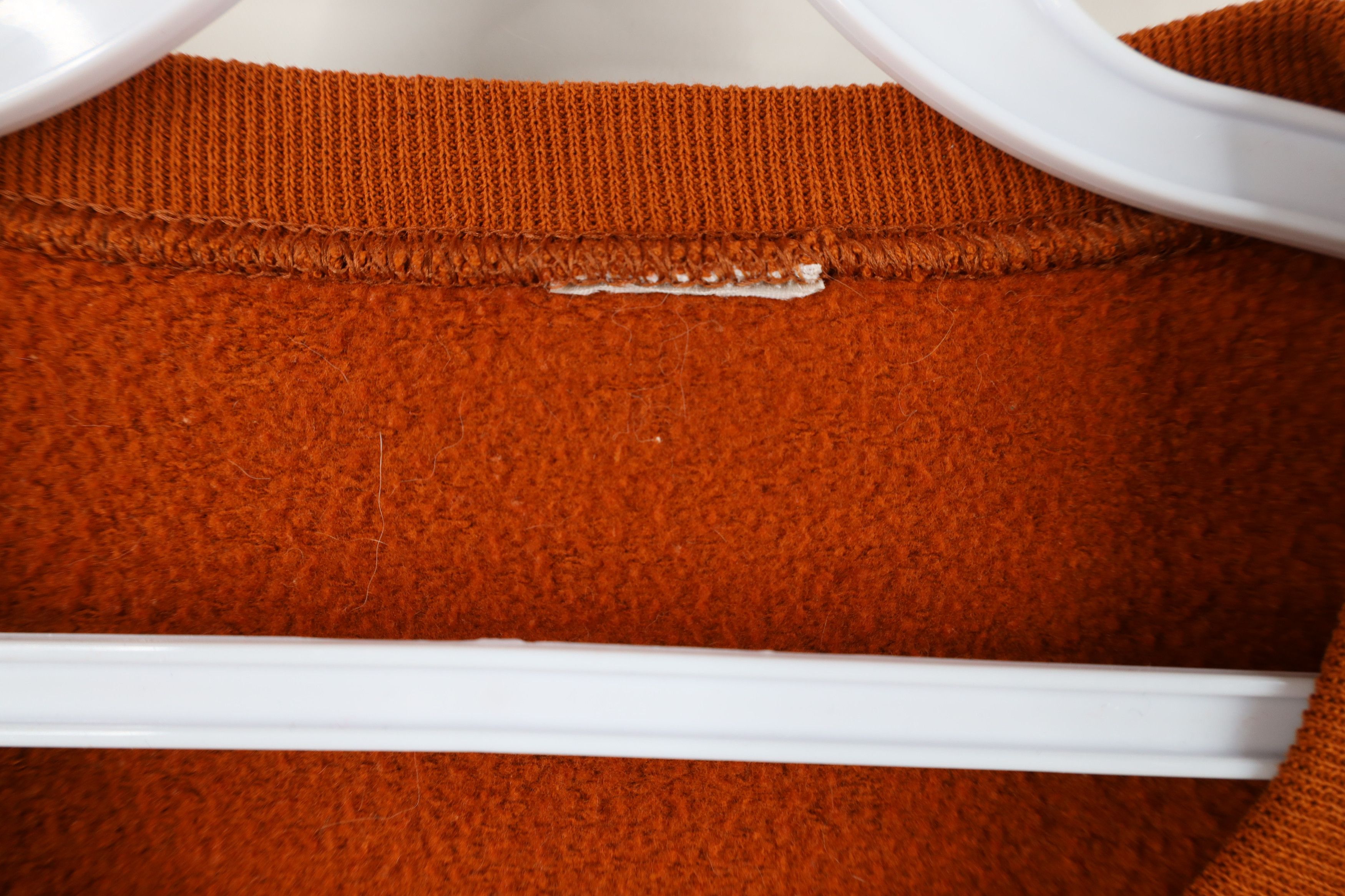 Vintage Vintage 90s Russell Athletic Crewneck Sweatshirt Orange Size US XL / EU 56 / 4 - 12 Thumbnail