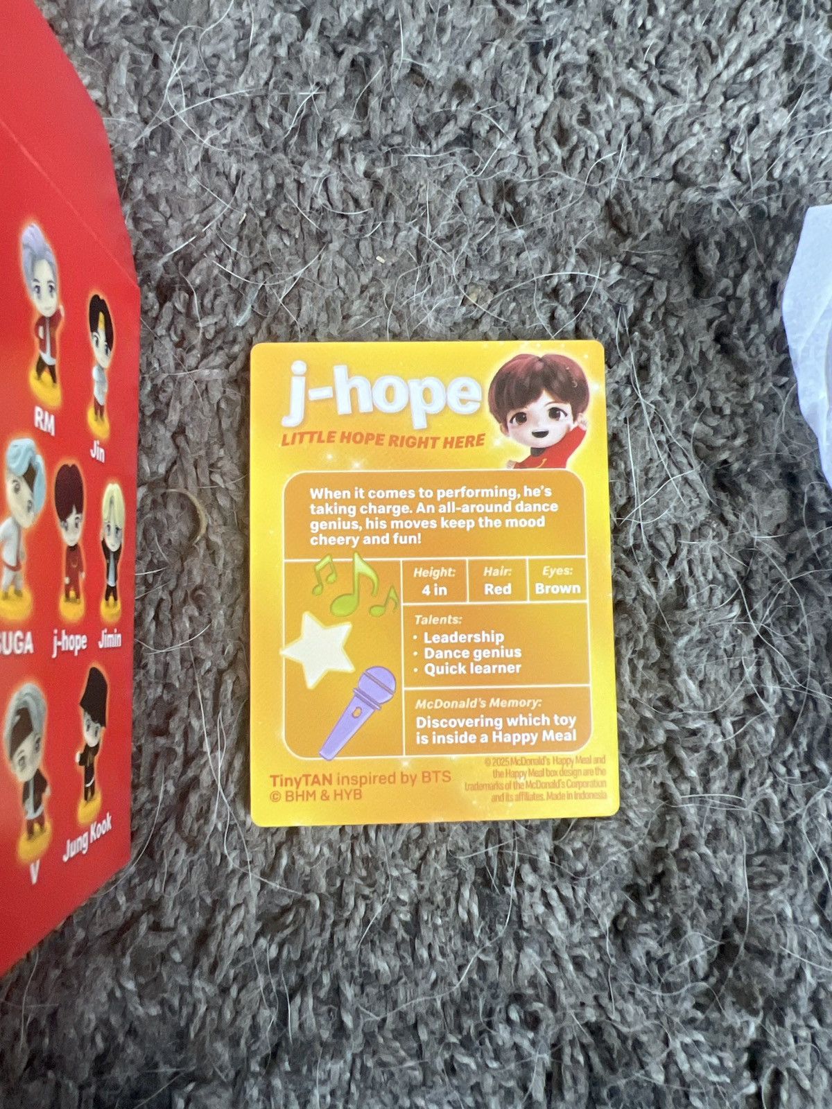 Hypebeast 2025 McDonald’s TinyTAN J-Hope Figure Size ONE SIZE - 6 Thumbnail