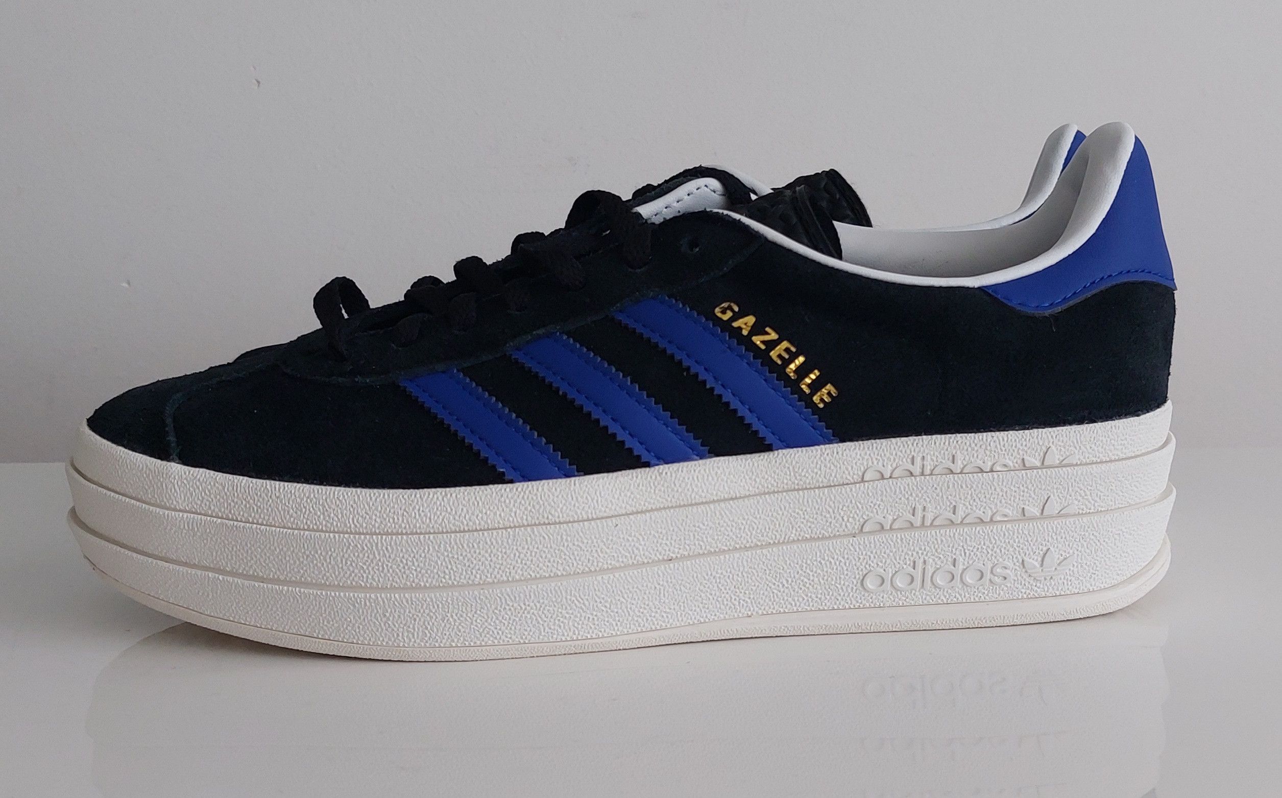 adidas gazelle silver green womens GUCCI X ADIDAS Gazelle Platform Sneakers Black – REAWAKE main image 0