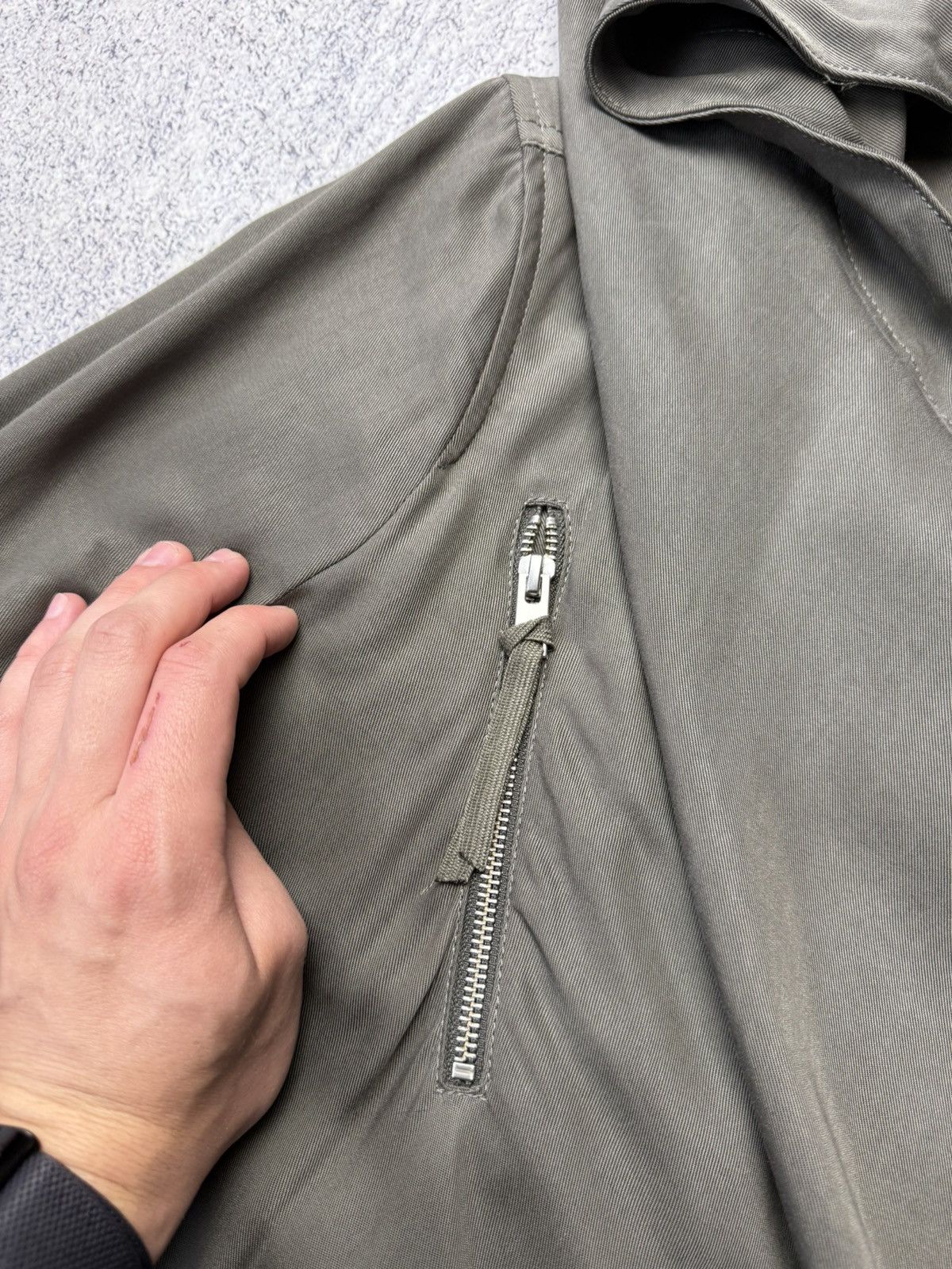 Allsaints Vintage ALLSAINTS PORTERE KHAKI PARKA COAT Japanese Y2K Size L / US 10 / IT 46 - 13 Thumbnail