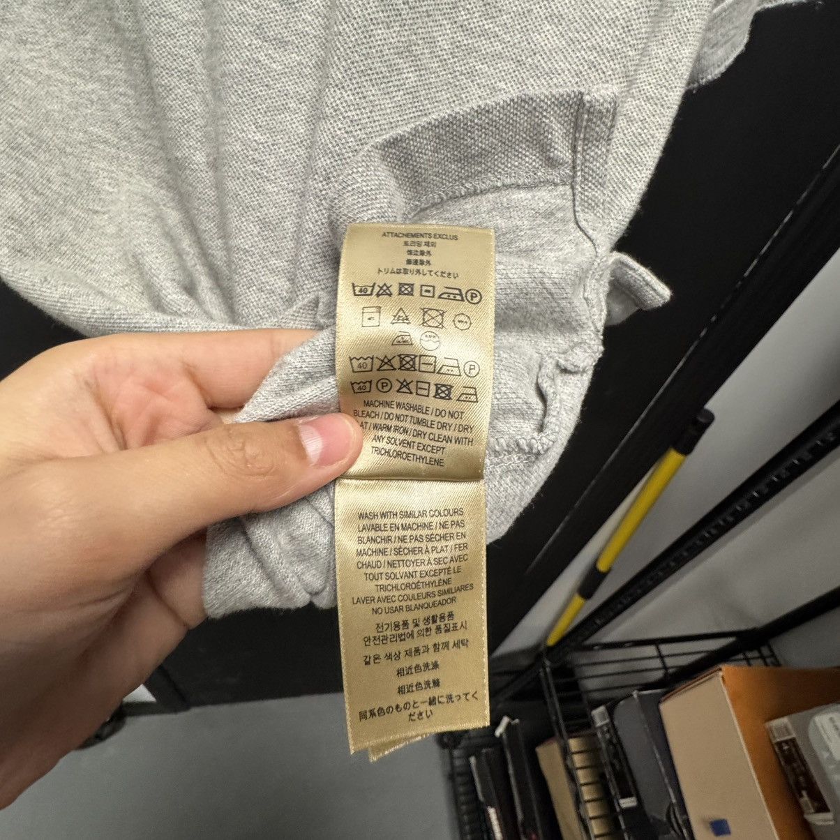 Burberry BURBERRY Eddie Polo-Shirt Grey Size US S / EU 44-46 / 1 - 8 Thumbnail