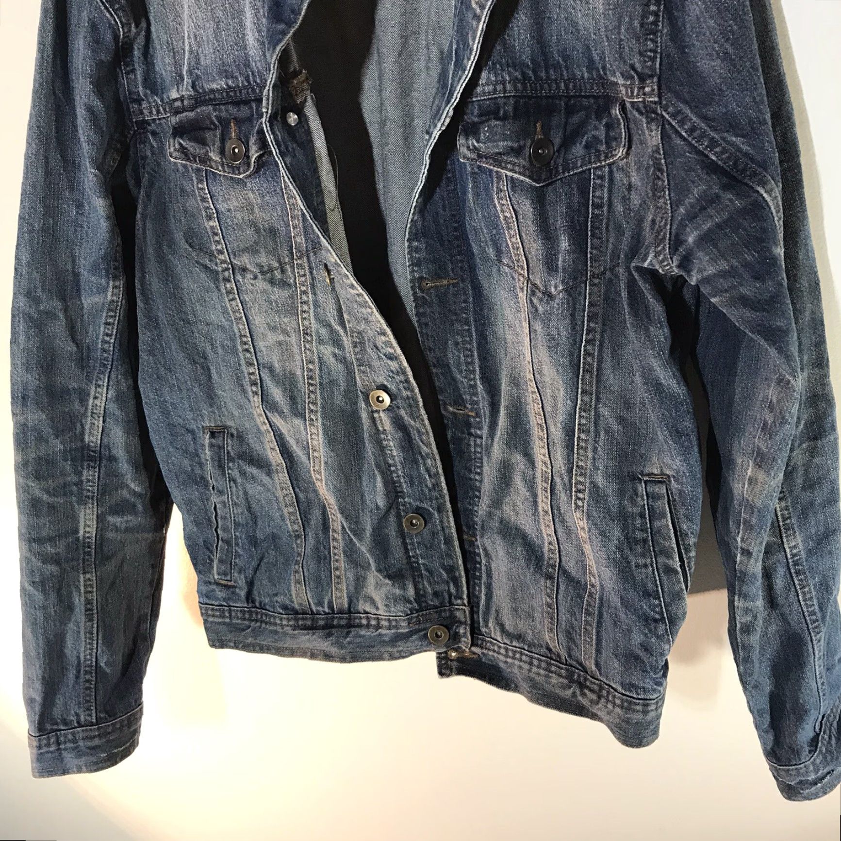 Denime VINTAGE True Craft Denim Jacket Women XXL Blue 90s Grunge Hip Hop Casual Fall Winter Size XXL / US 16-18 / IT 52-54 - 3 Thumbnail
