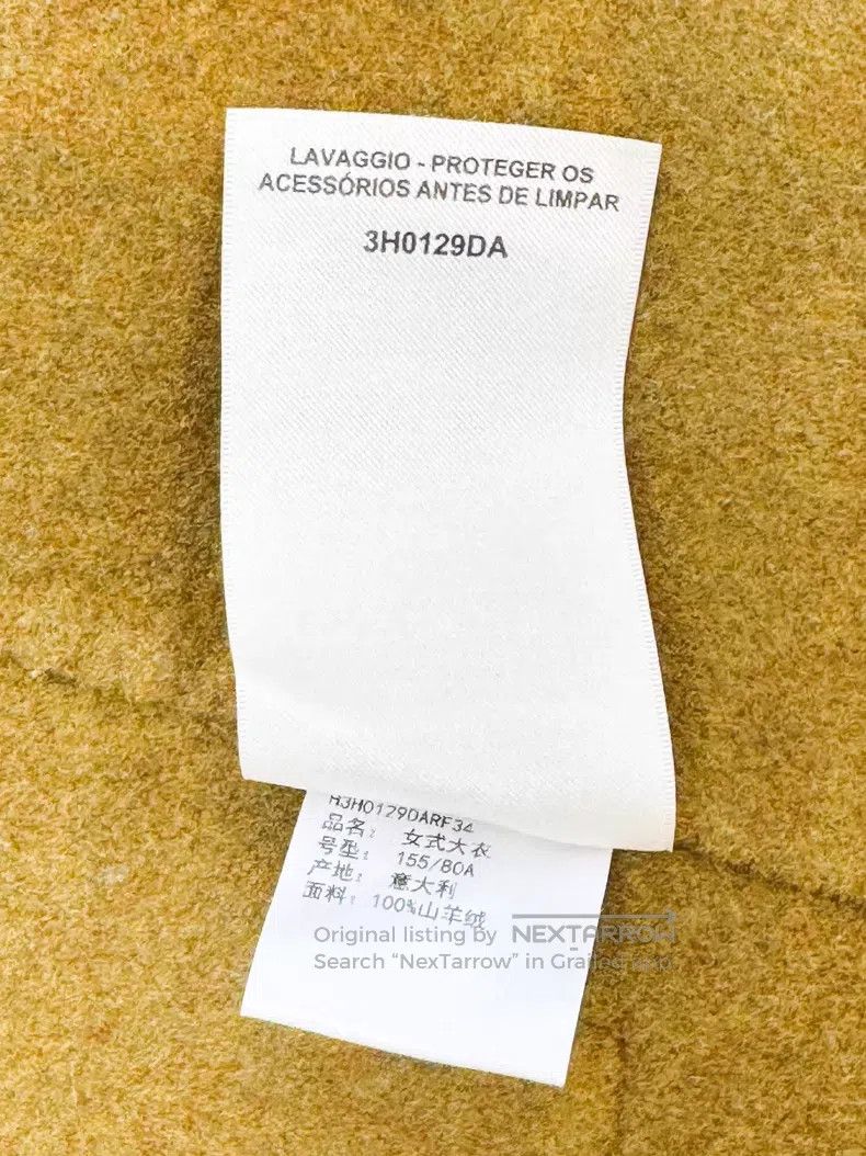 Hermes Hermes Maple Green Collar Long Cashmere Coat with Belt Size XXS / US 00 / IT 34 - 6 Thumbnail