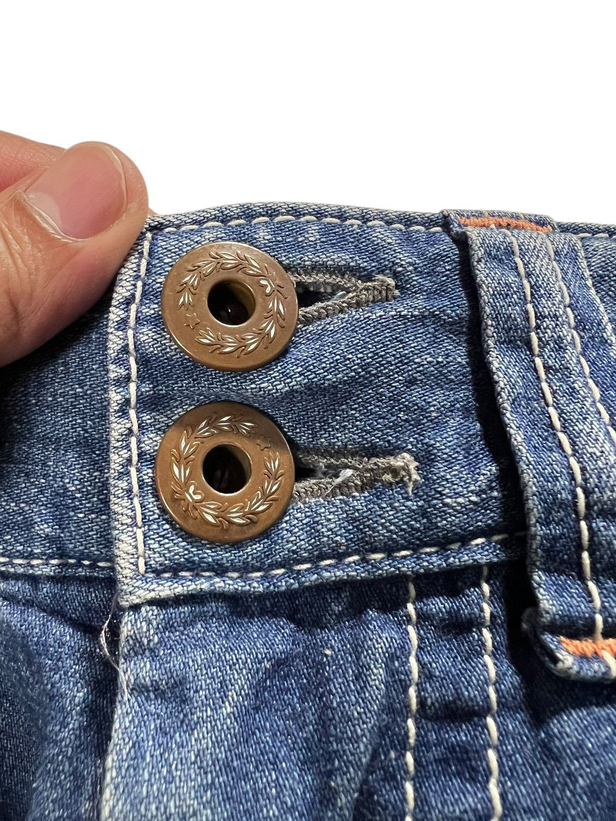 If Six Was Nine × Johnbull × KOJIMA GENES Vintage John Bull Worker Denim Pants Very Rare Size 28" / US 6 / IT 42 - 14 Thumbnail