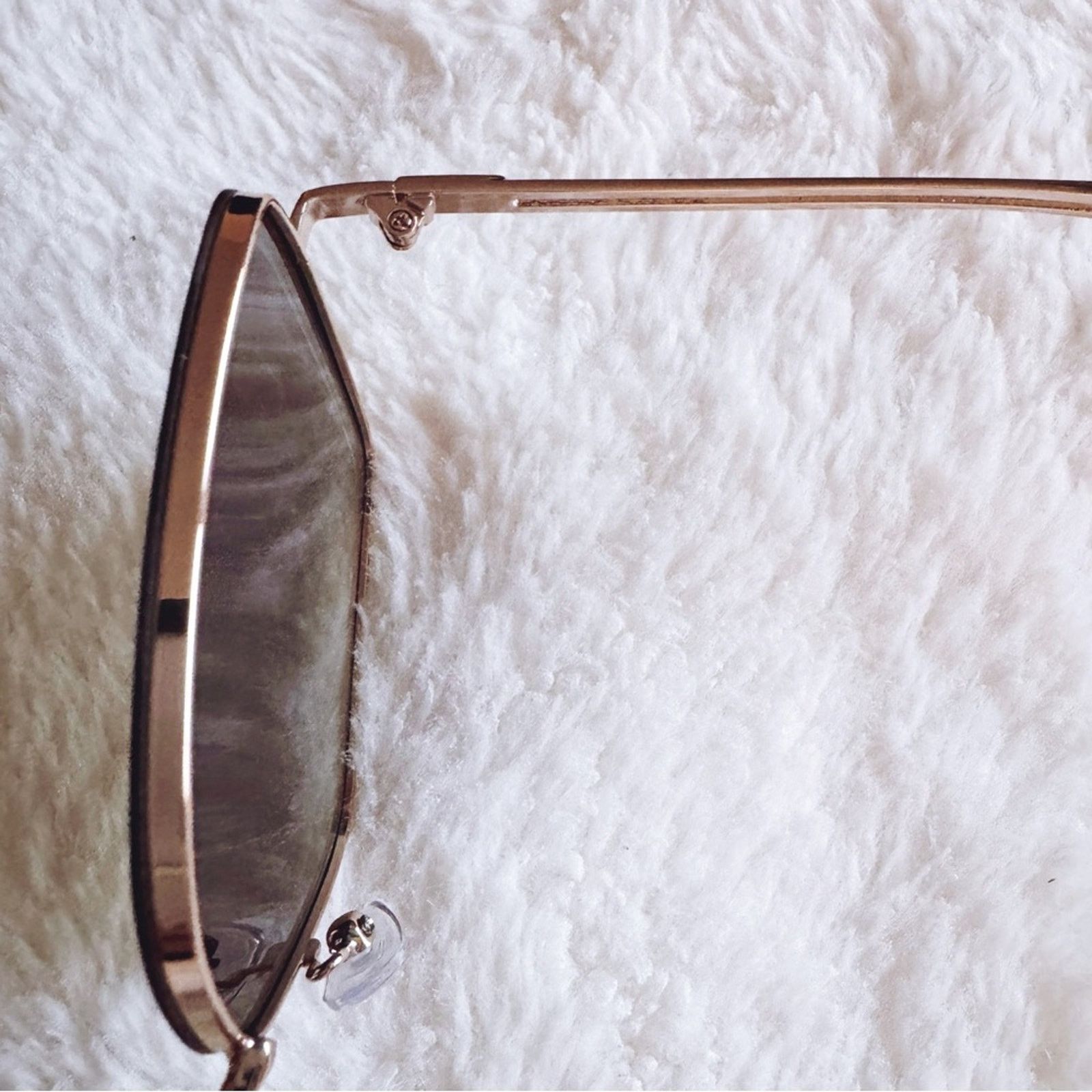 Other Monica Clear Blue Geometric Sunglasses Size ONE SIZE - 6 Thumbnail