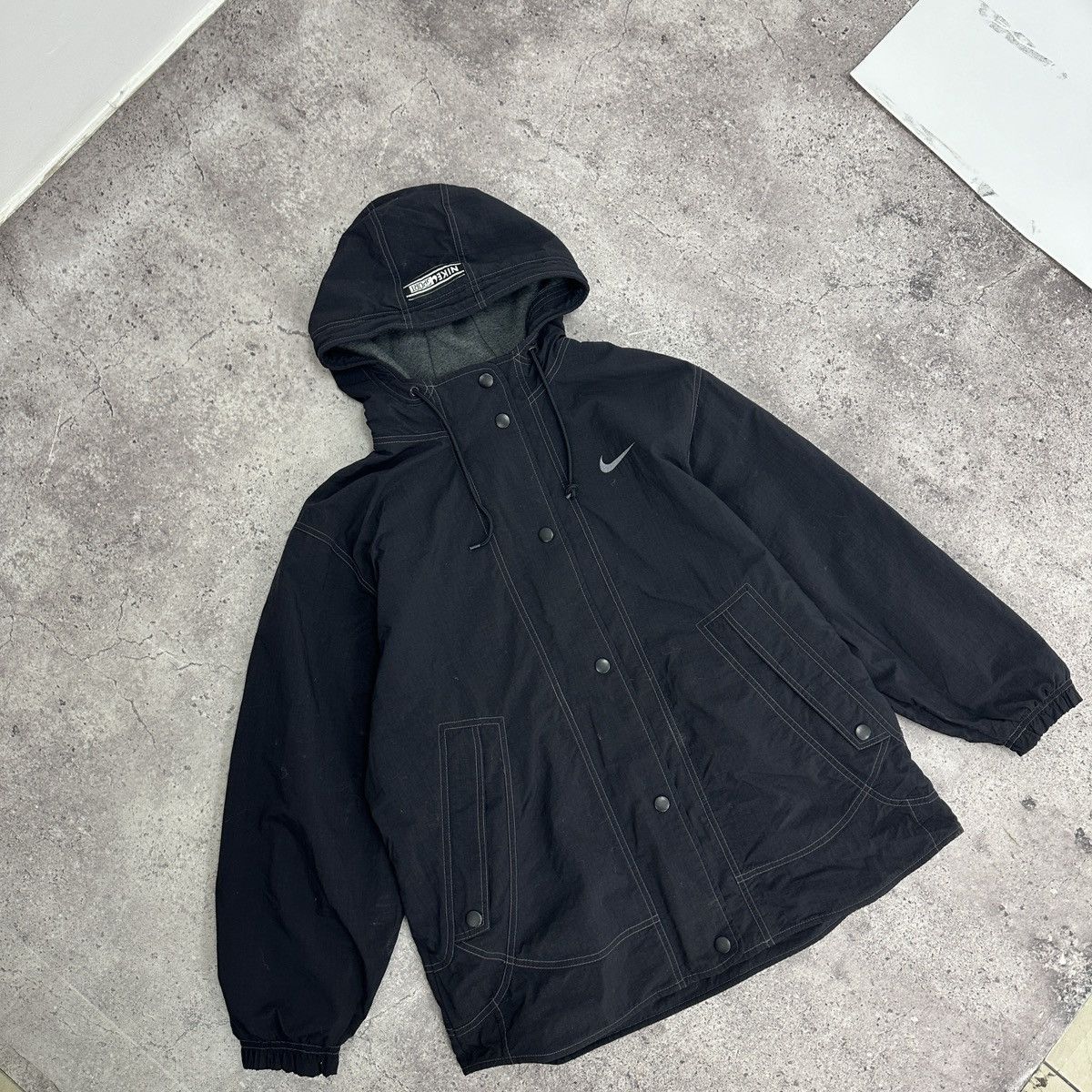 Nike Vintage 90s Nike Embroidered logo swoosh jacket y2k og hype Size US M / EU 48-50 / 2 - 3 Thumbnail