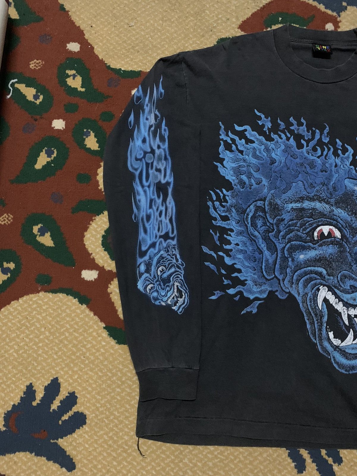 Ozzy Osbourne Rare Vintage Bootleg longslevee ozzy ousborne Size US XL / EU 56 / 4 - 2 Thumbnail