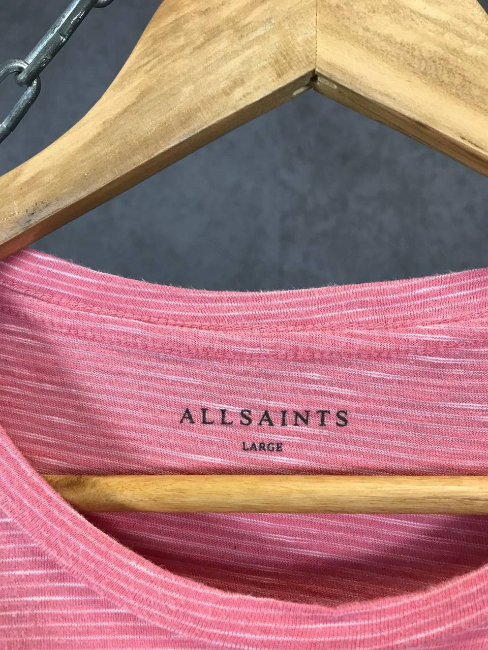 Allsaints Allsaints logo designer striped tee Size US L / EU 52-54 / 3 - 4 Thumbnail