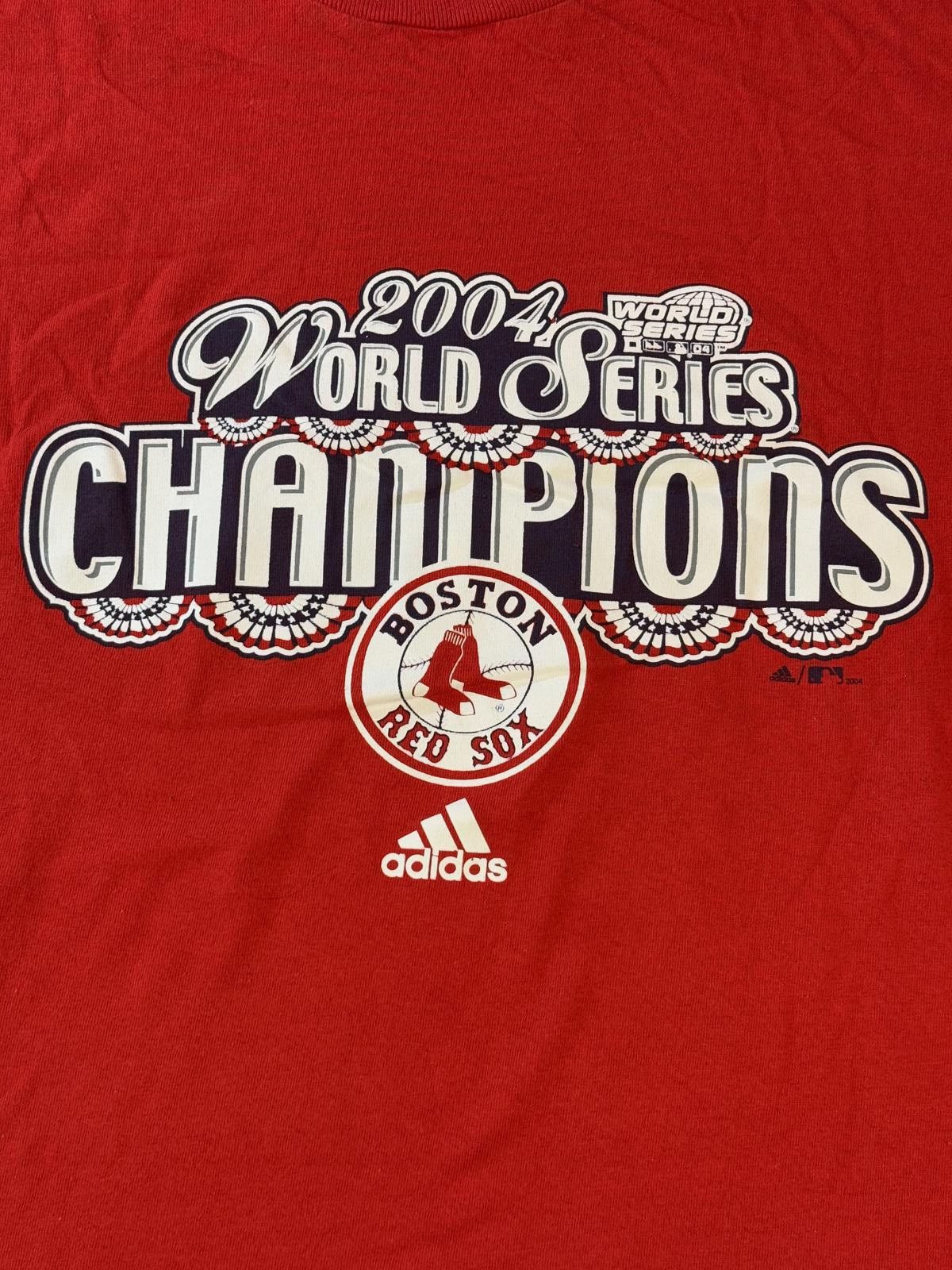 Adidas VTG World Series Boston Red Sox 2004 T-shirt Champions L Size US L / EU 52-54 / 3 - 3 Thumbnail