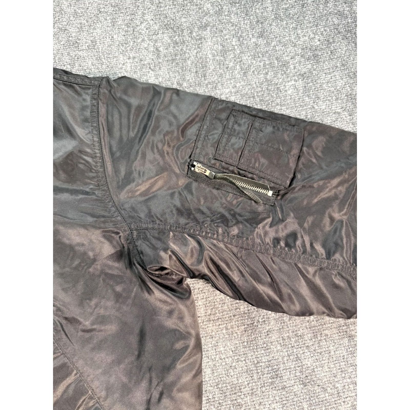 Harley Davidson Harley-Davidson Jacket Mens Large Black Bomber Quilted Lined Zip Pocket Flight Size US L / EU 52-54 / 3 - 7 Thumbnail