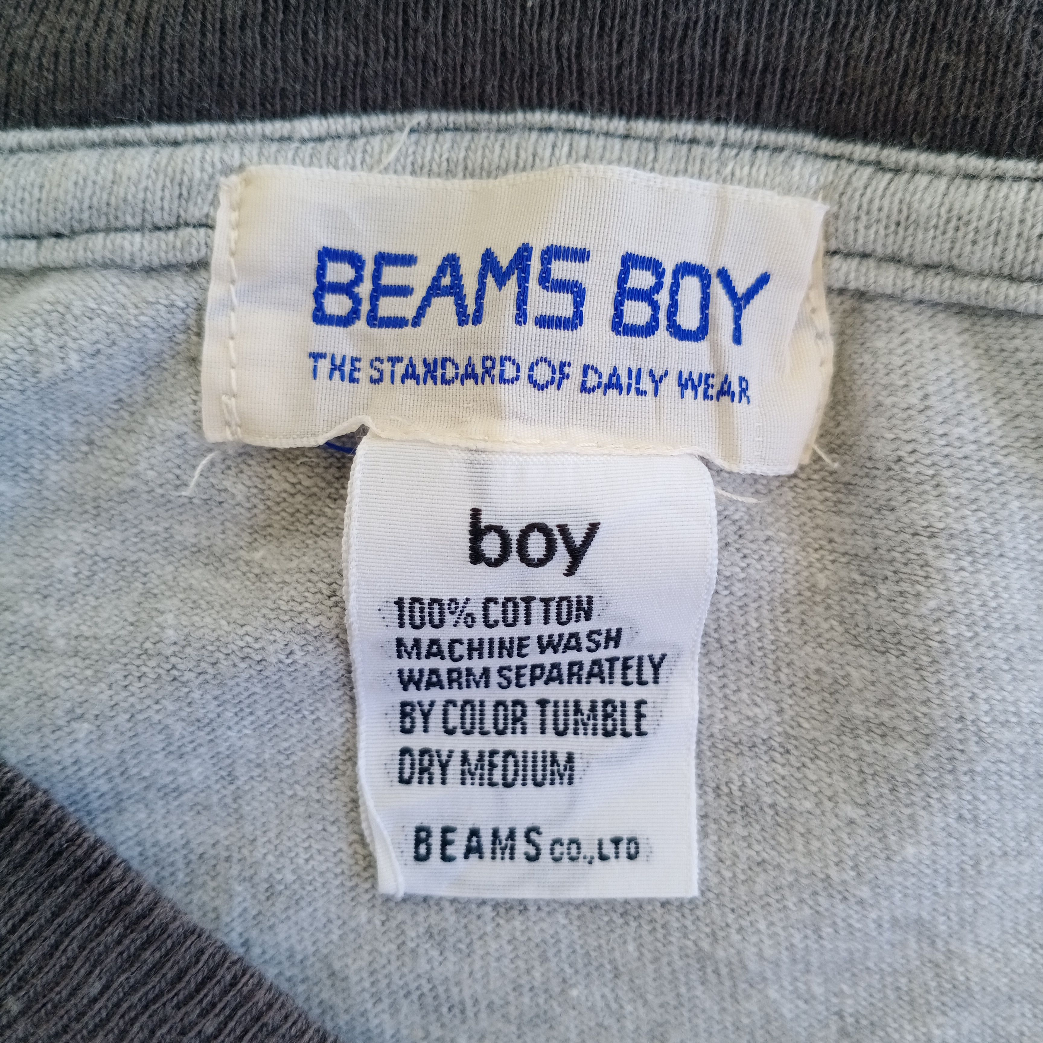 Beams Plus × Mickey Mouse × Vintage Beamsboy Mickey Mouse University Of Ringer Tshirt Thin Japan Size US M / EU 48-50 / 2 - 4 Thumbnail