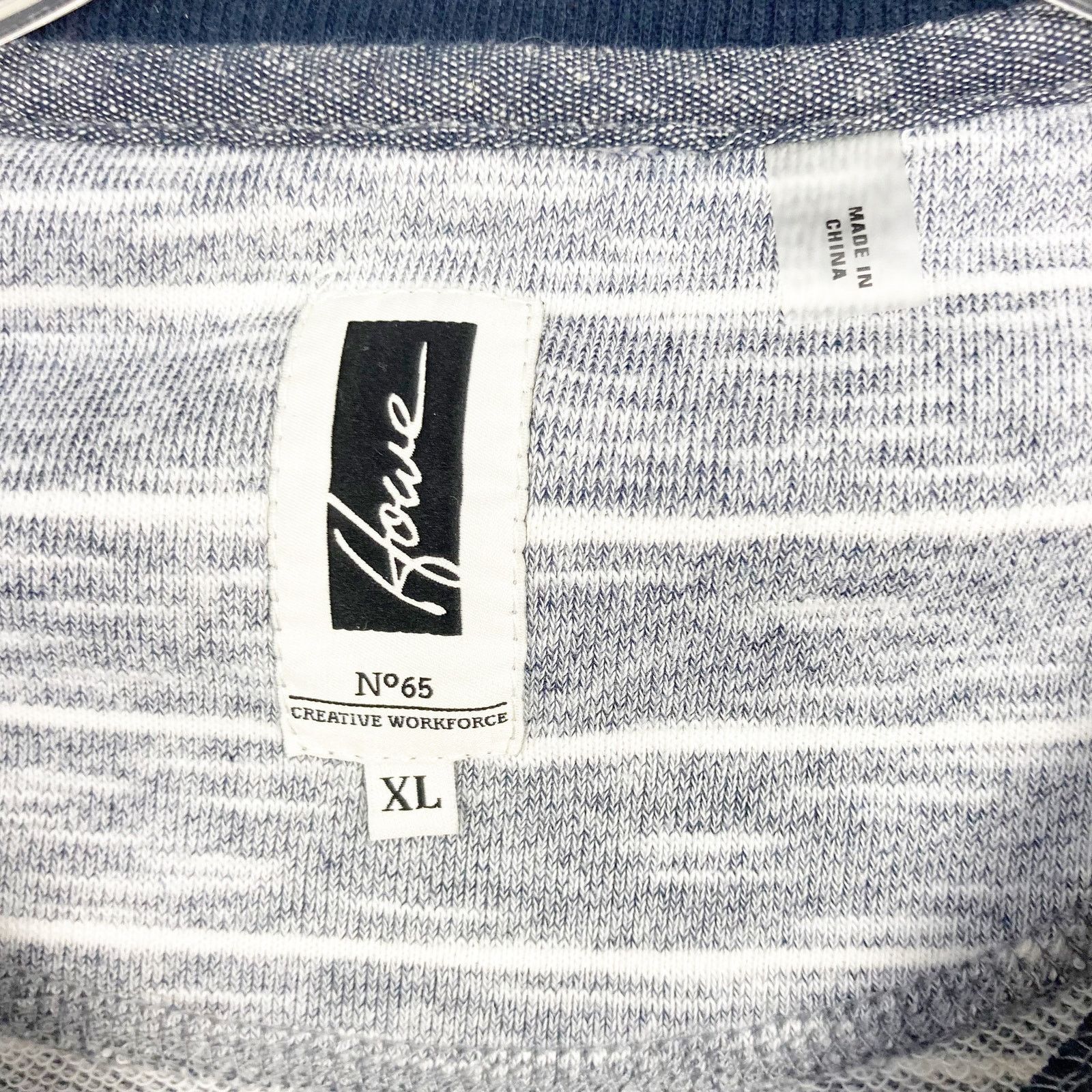 Other Howe Creative Workforce Gray Striped Sweater Sz XL Size US XL / EU 56 / 4 - 2 Thumbnail