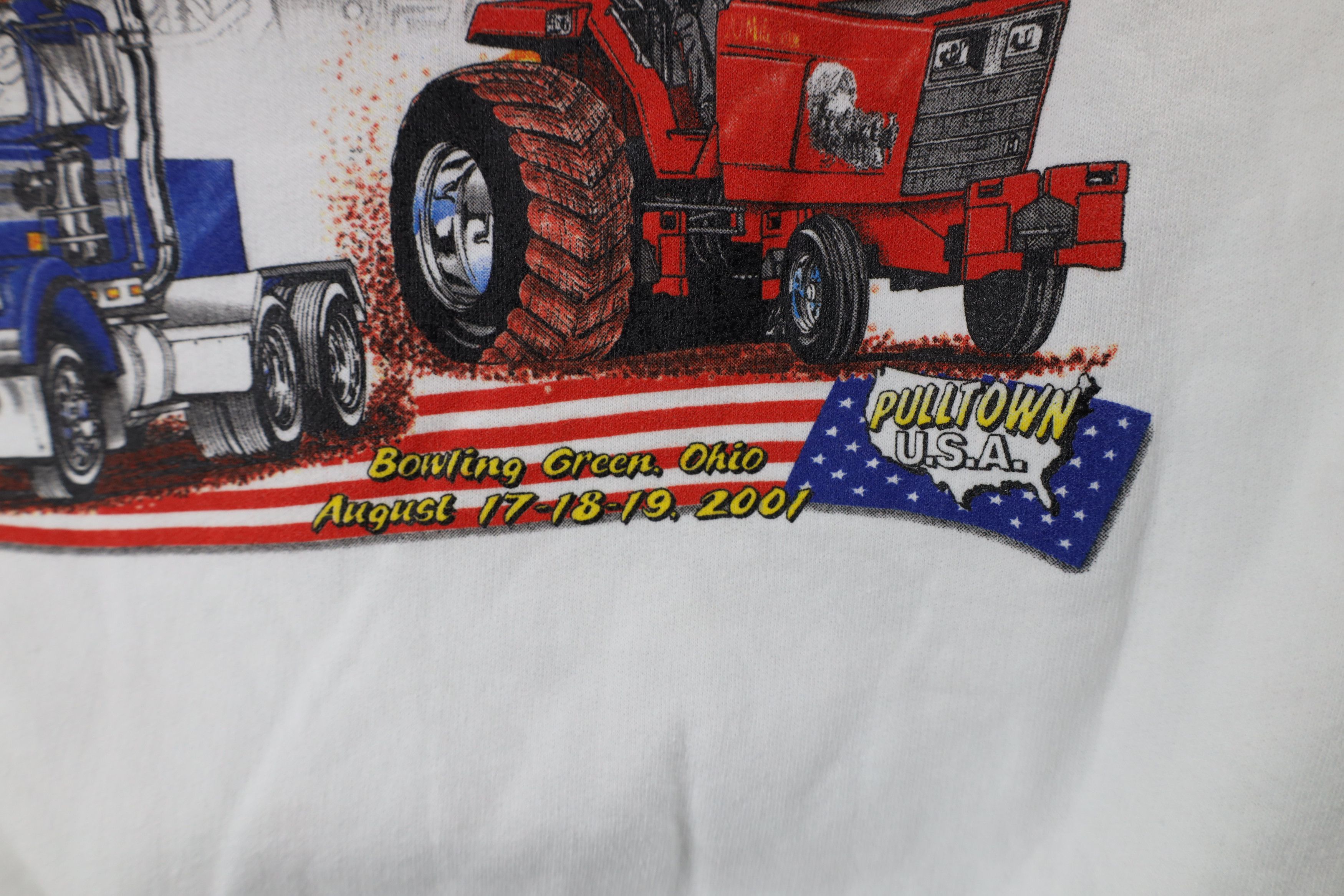 Vintage Vintage Y2K 2001 Pulling Championship Sweatshirt White Size US XXL / EU 58 / 5 - 7 Thumbnail