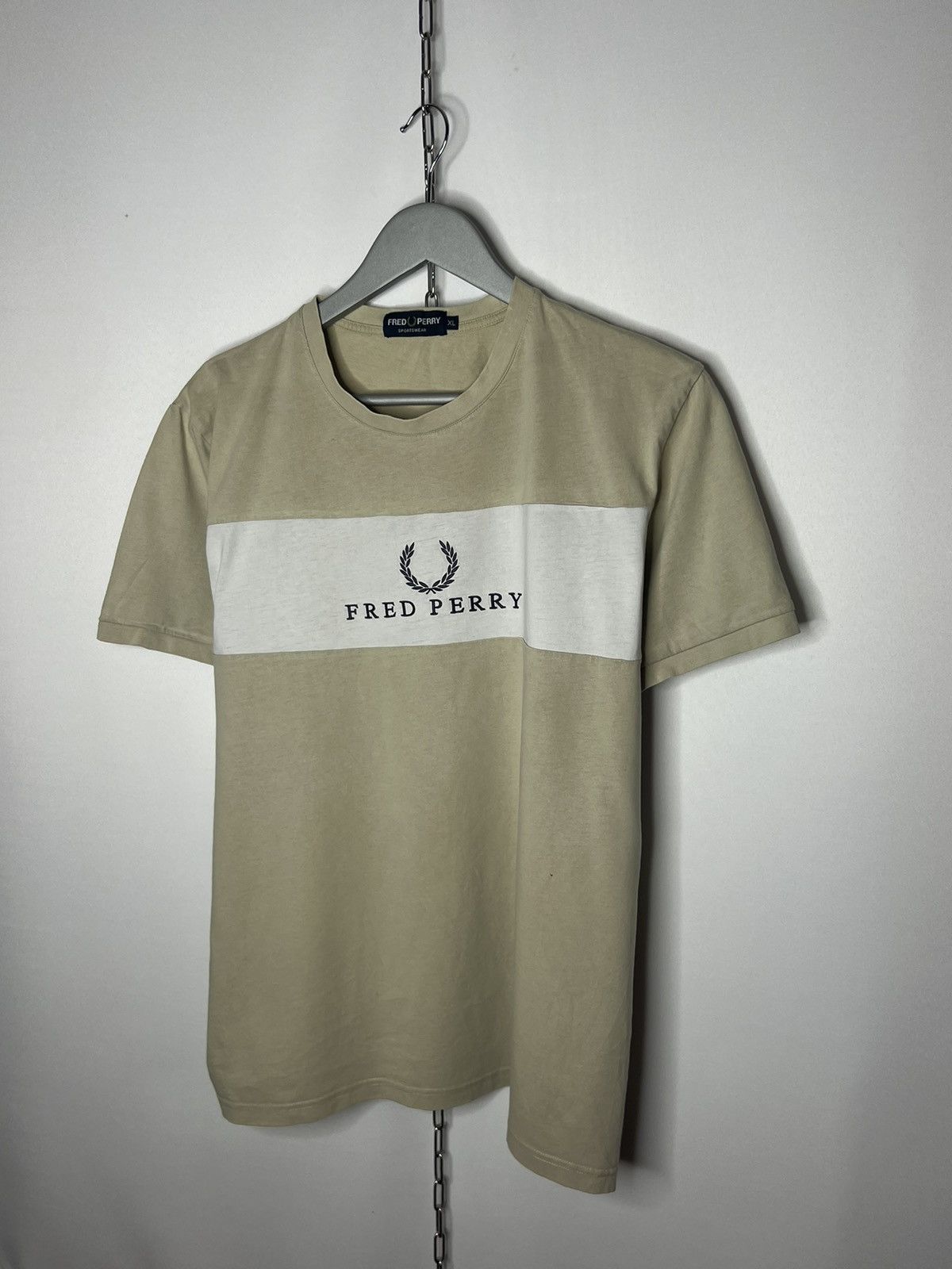 Fred Perry × Vintage 🔥 Vintage Rare Fred Perry Big Logo T-Shirt Tee 🔥 Size US XL / EU 56 / 4 - 2 Thumbnail