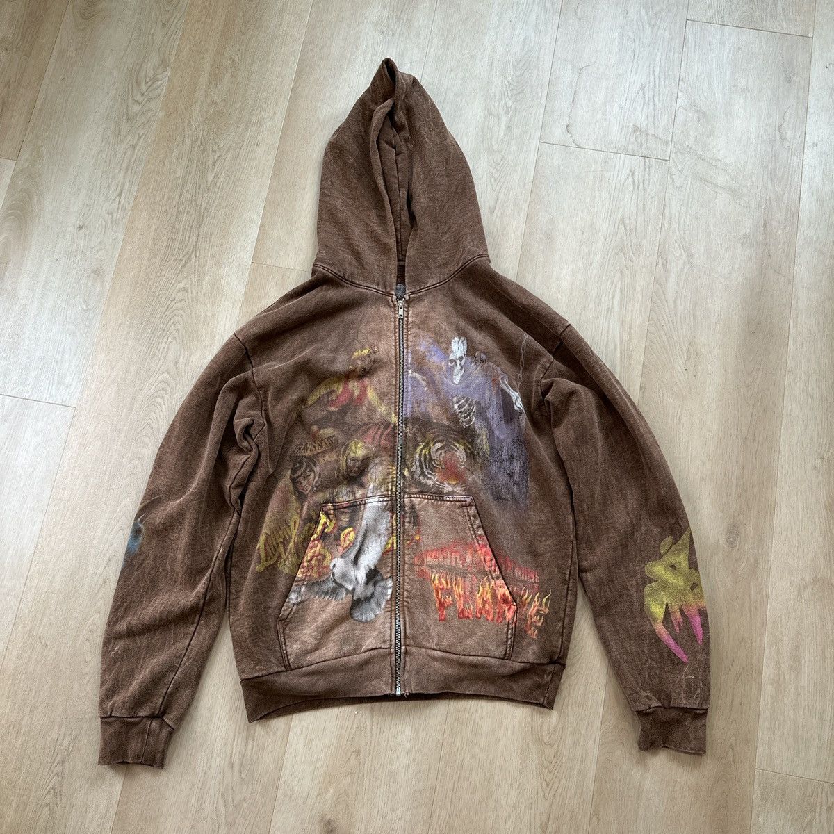 Travis Scott Travis Scott Utopia Circus Maximus 2023 Tour Zip-Up  