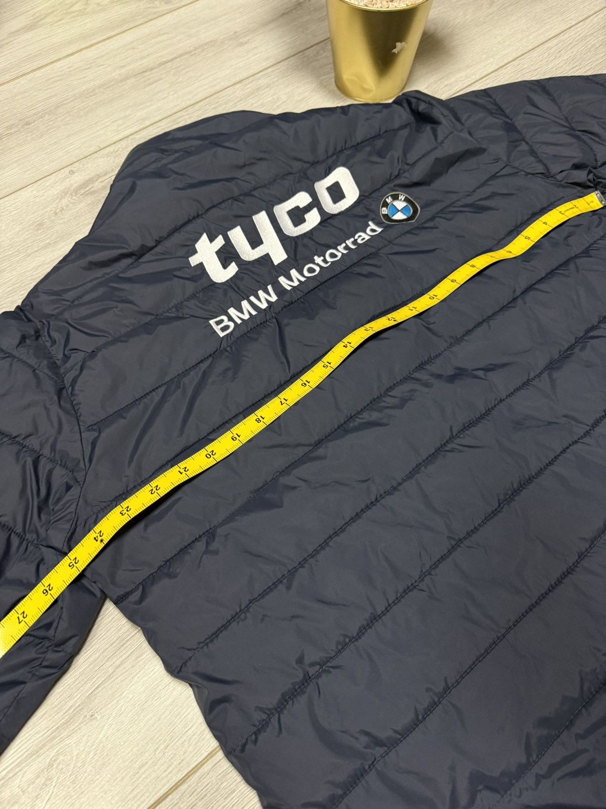 BMW Tyco BMW puffer jacket big logo Size US XL / EU 56 / 4 - 11 Thumbnail
