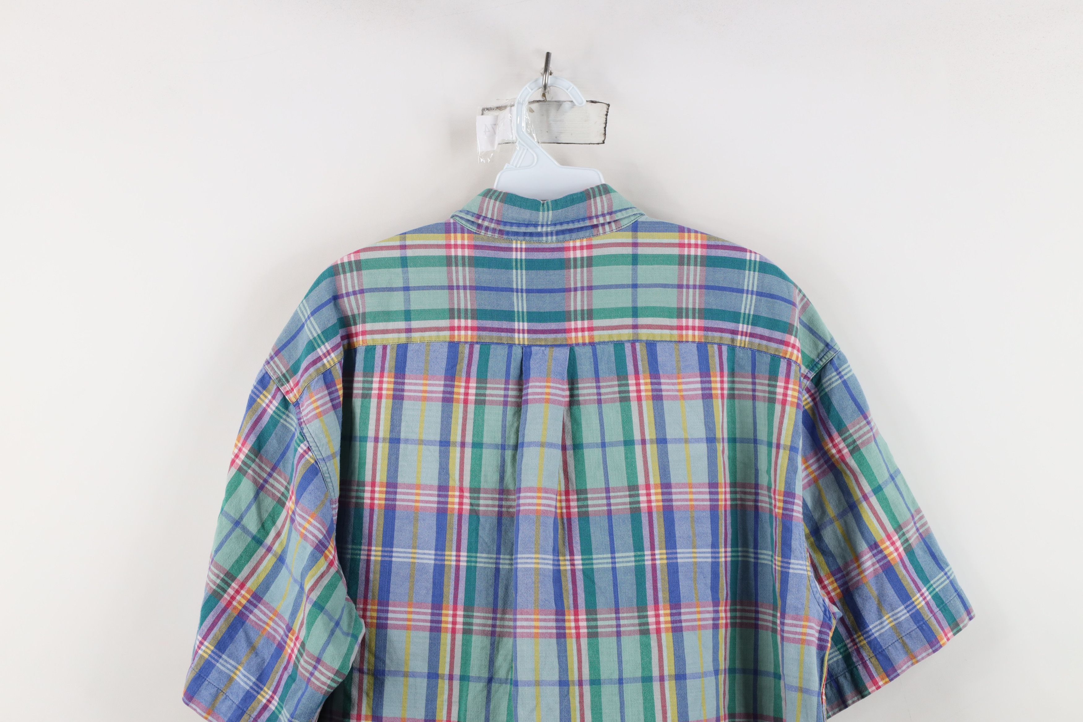 Vintage Vintage 90s Streetwear Plaid Collared Button Down Shirt Size US L / EU 52-54 / 3 - 9 Thumbnail