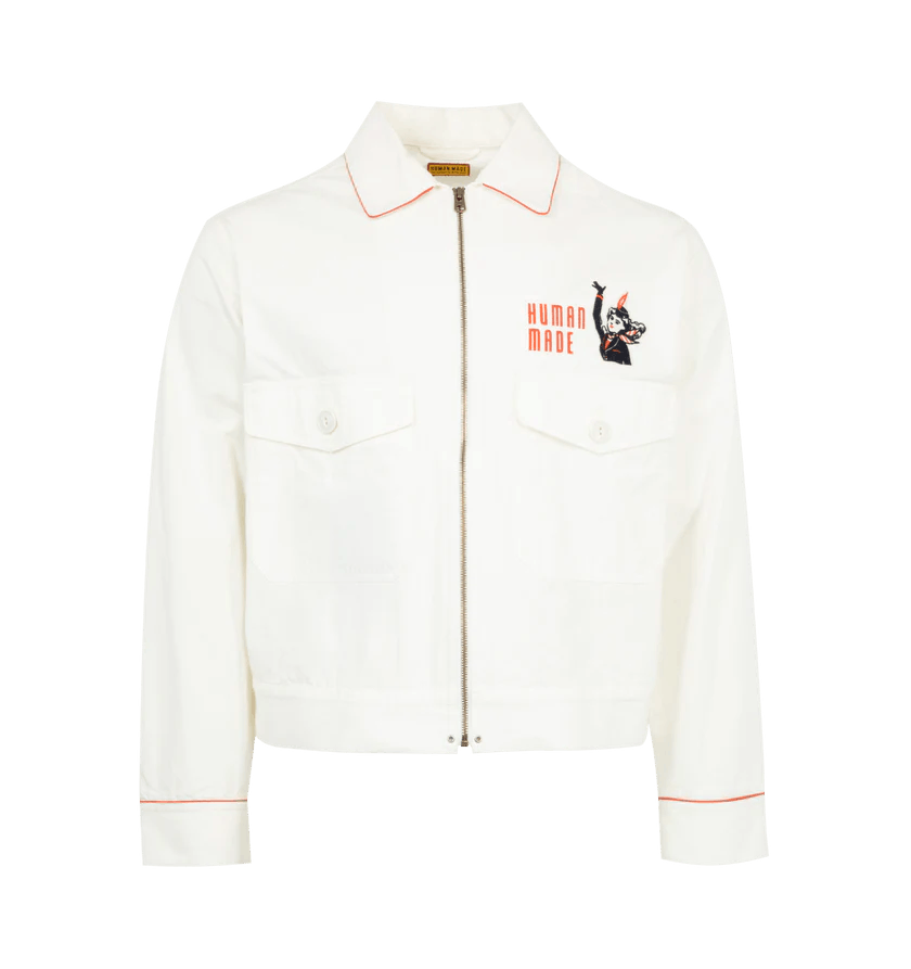 Human Made o1h1sh10525 Drizzler Jacket in White Size US M / EU 48-50 / 2 - 1 Thumbnail