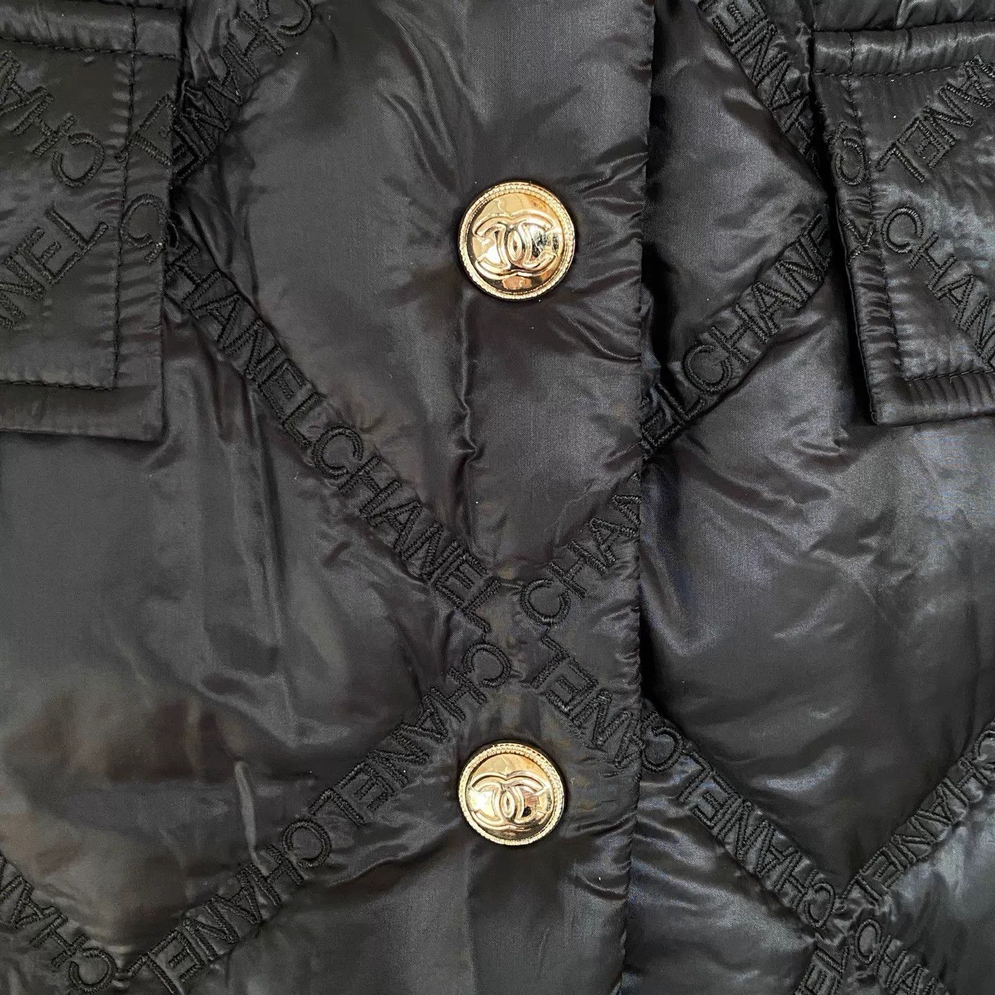 Chanel CHANEL mixed silk canvas cotton jacket 38 Size S / US 4 / IT 40 - 6 Thumbnail
