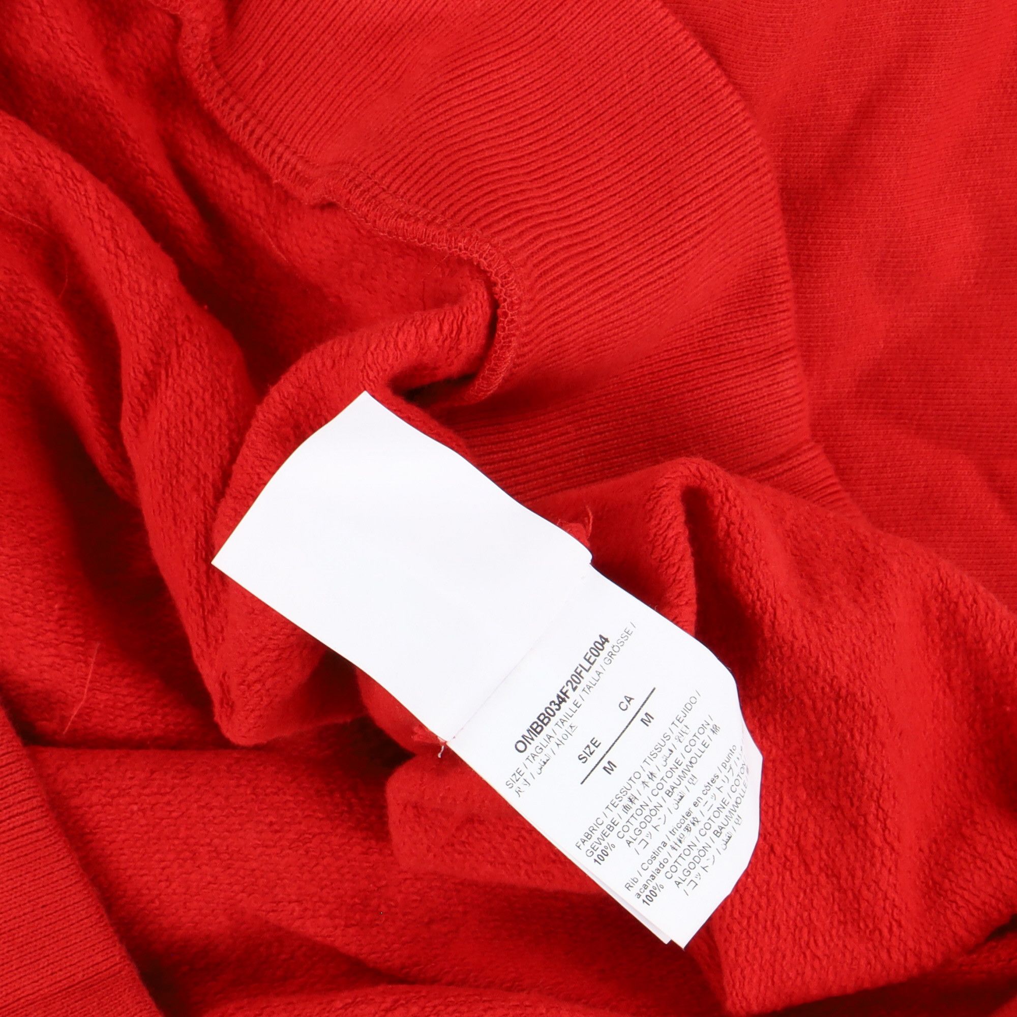 Off-White Red Pascal Skeleton Arrows Hoodie Size US M / EU 48-50 / 2 - 7 Thumbnail