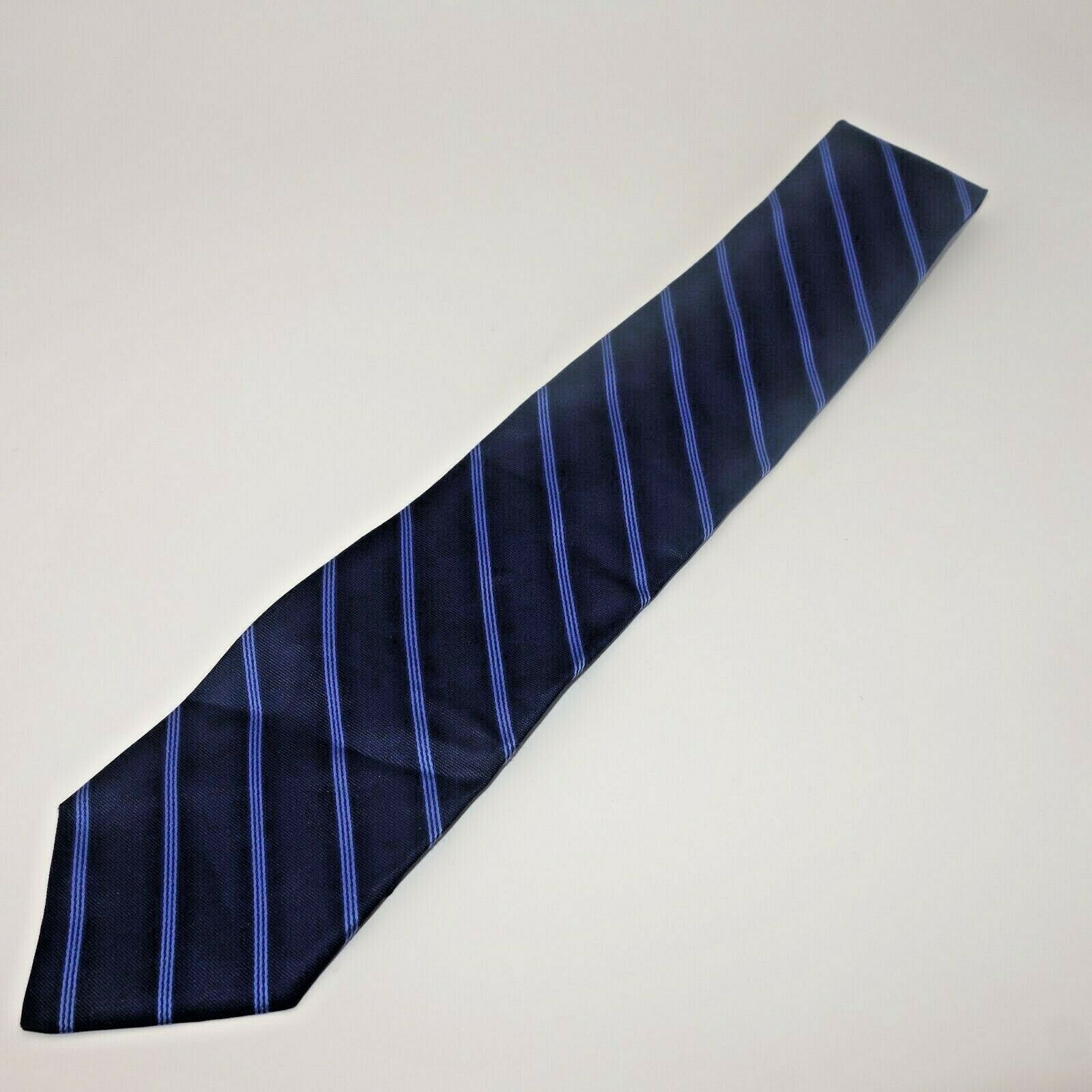 Other Classic Talbot's 100% Imported Silk Men's Tie Blue Stripe Size ONE SIZE - 1 Thumbnail