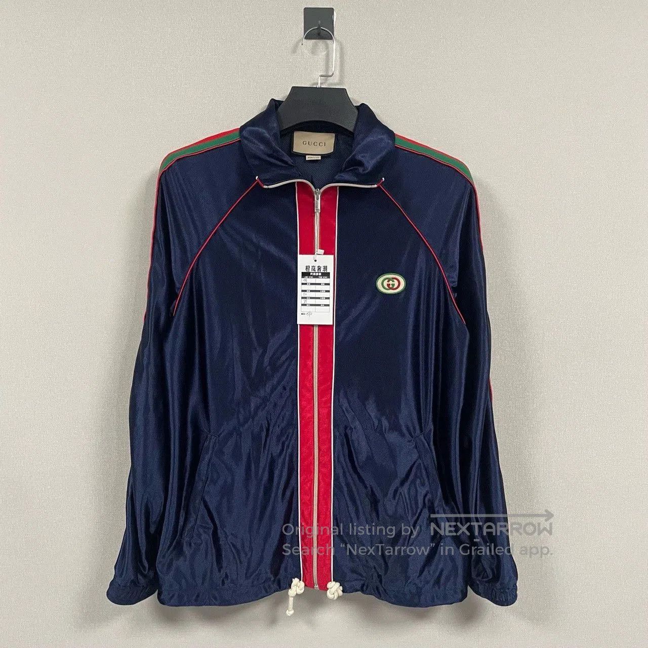 Gucci gucci double g embroidered striped jacket. Size US M / EU 48-50 / 2 - 1 Thumbnail