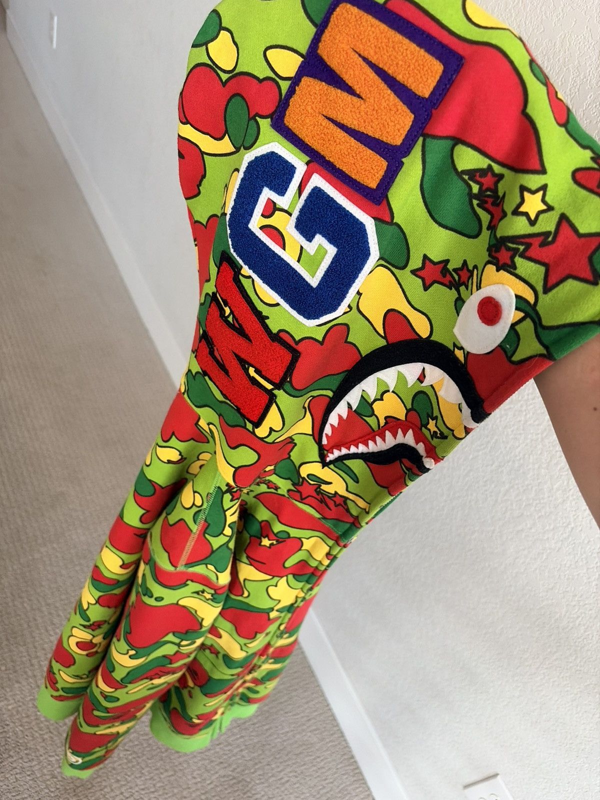 Bape Bape psych camo hoodie Size US L / EU 52-54 / 3 - 2 Thumbnail